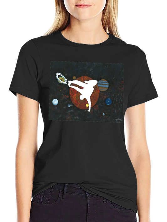 Cosmic Breakdancer Graphic T-Shirt