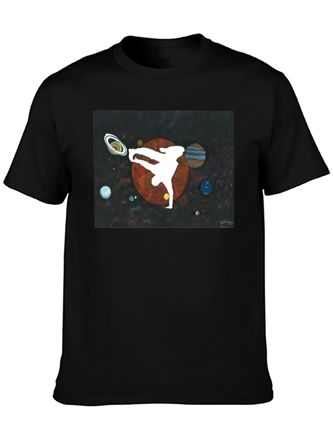 Cosmic Breakdancer Graphic T-Shirt