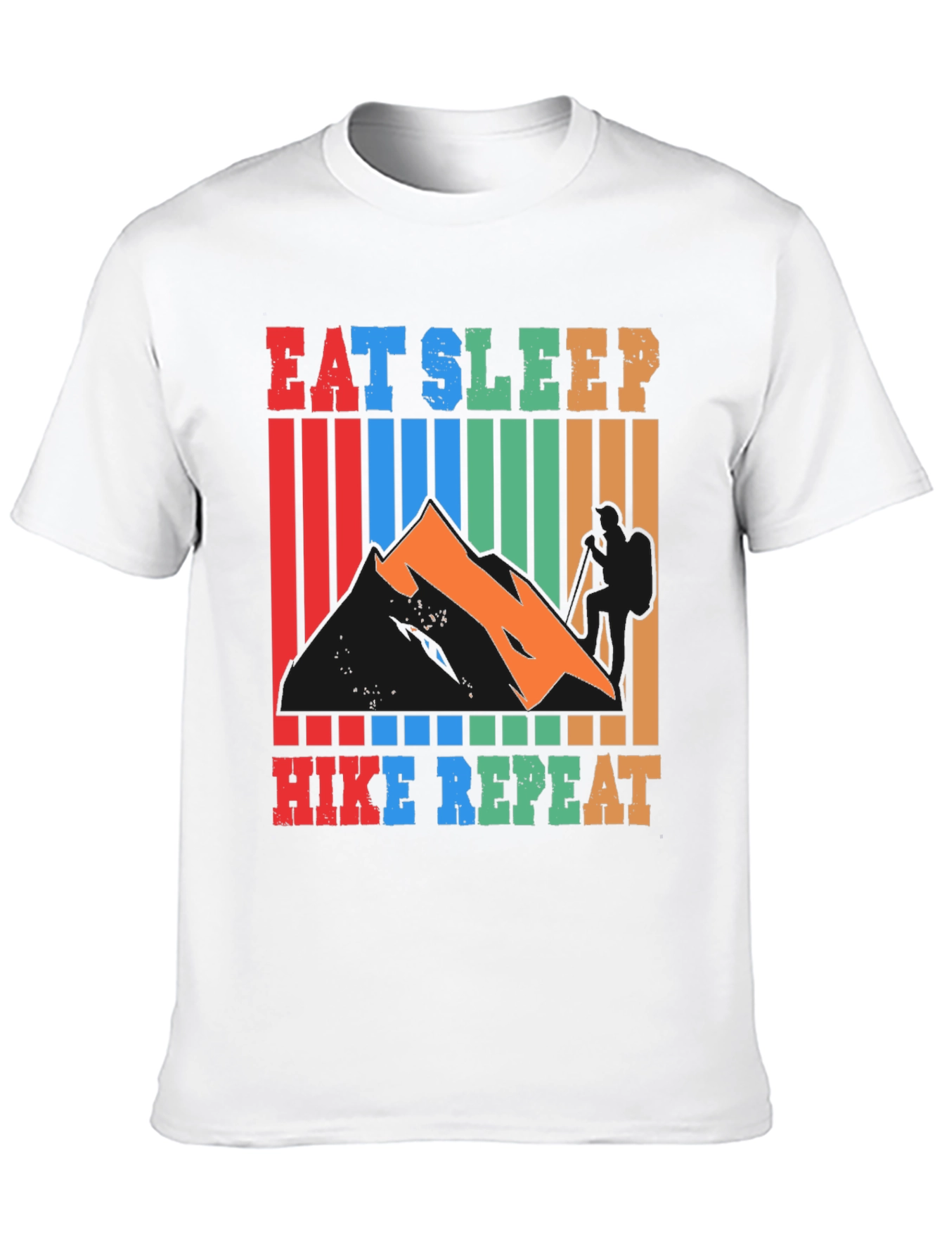 Eat Sleep Hike Repeat Graphic T-Shirt