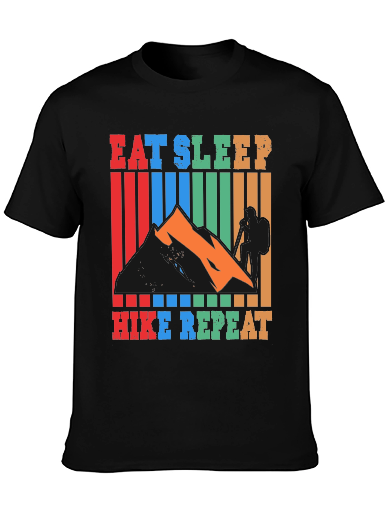 Eat Sleep Hike Repeat Graphic T-Shirt