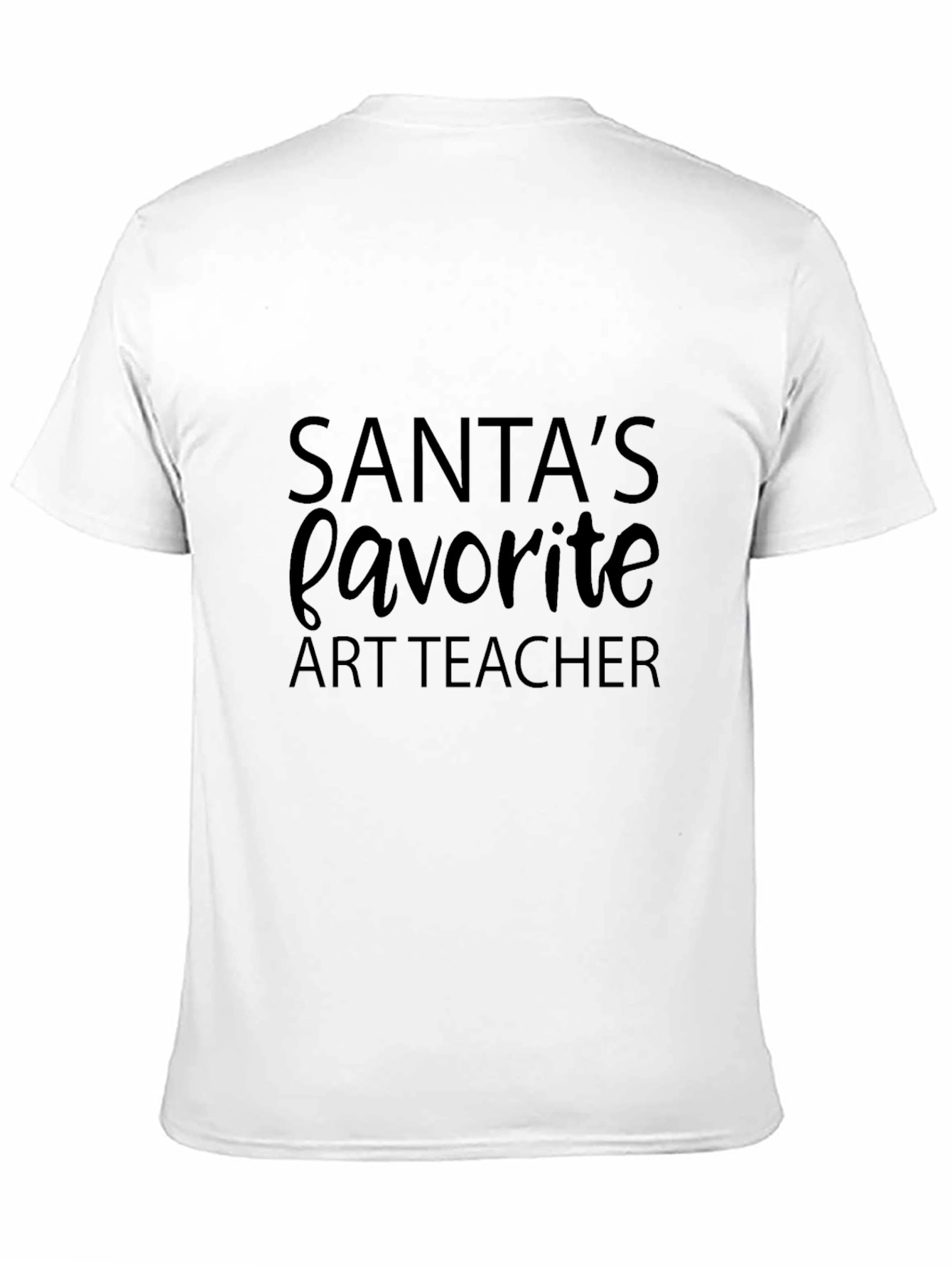 Santas Favorite Art Teacher T-Shirt