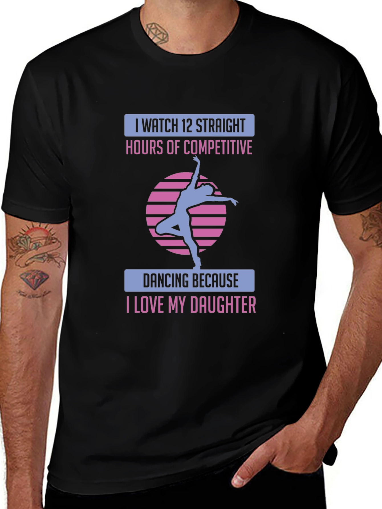 Dads Dancing Daughter T-Shirt