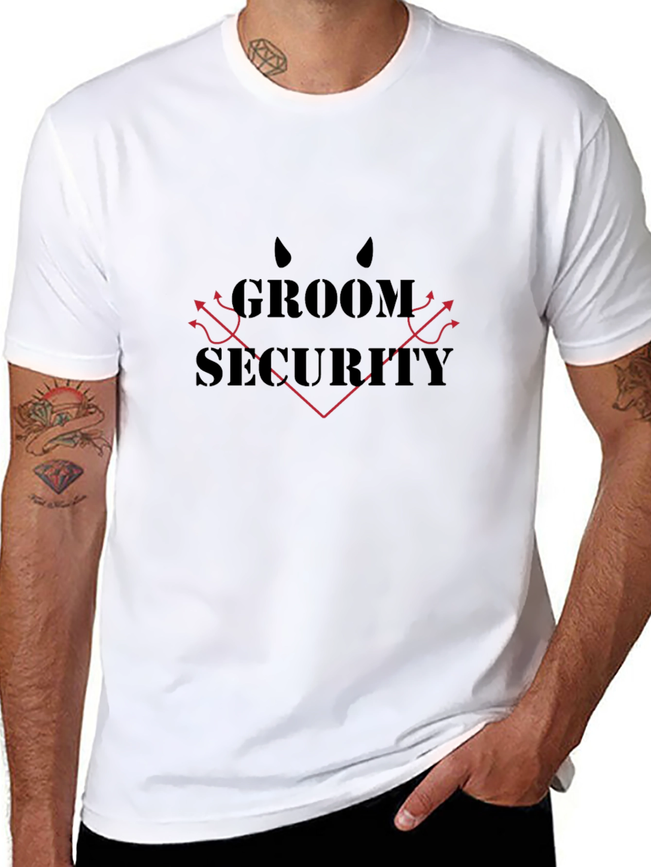 Groom Security Graphic T-Shirt