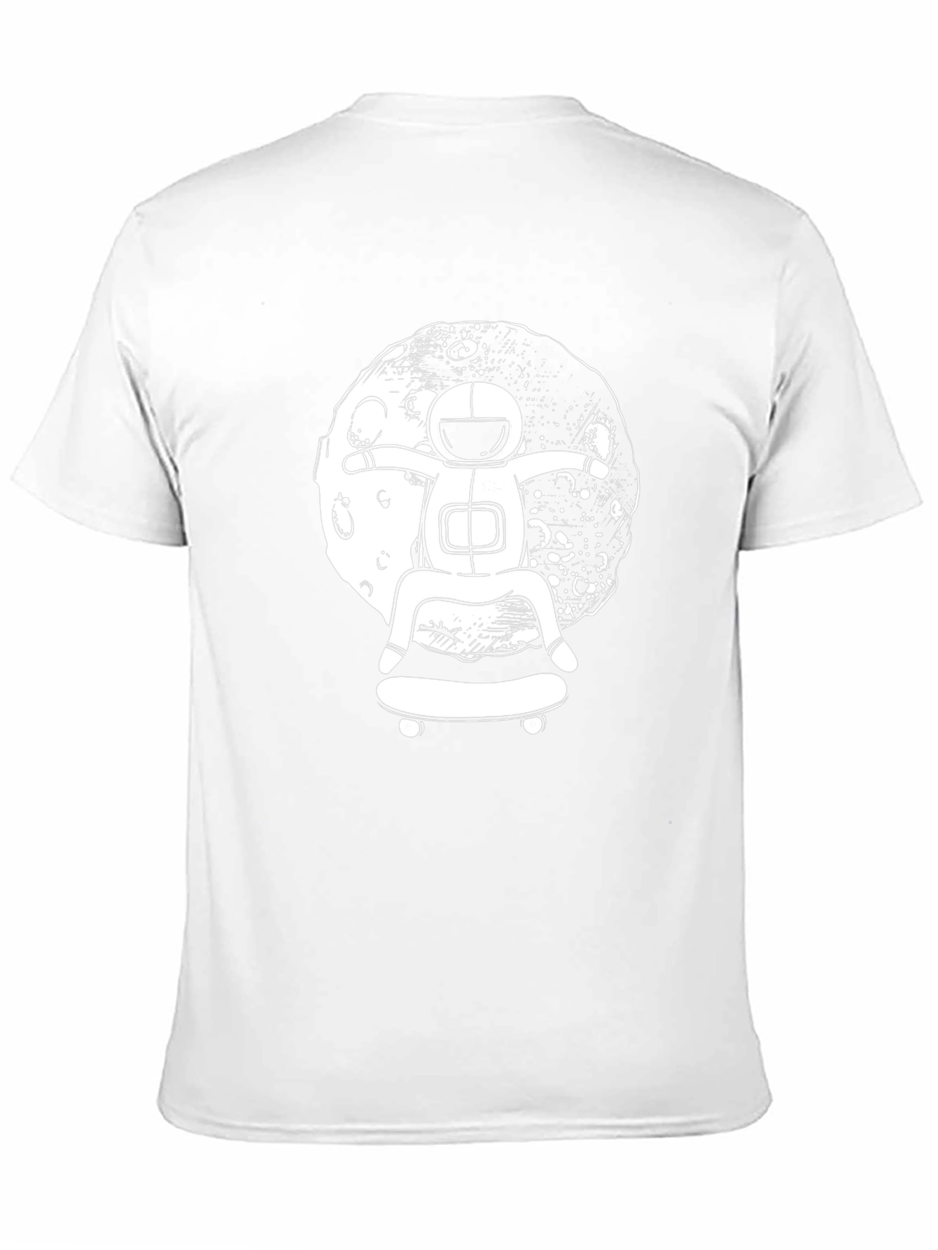 Astronaut Skateboard Graphic Tee