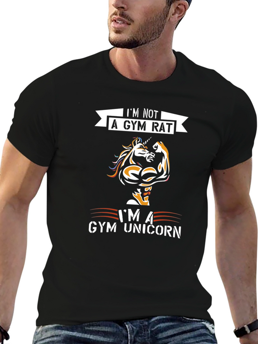 Gym Unicorn T-Shirt - Workout Motivation Tee