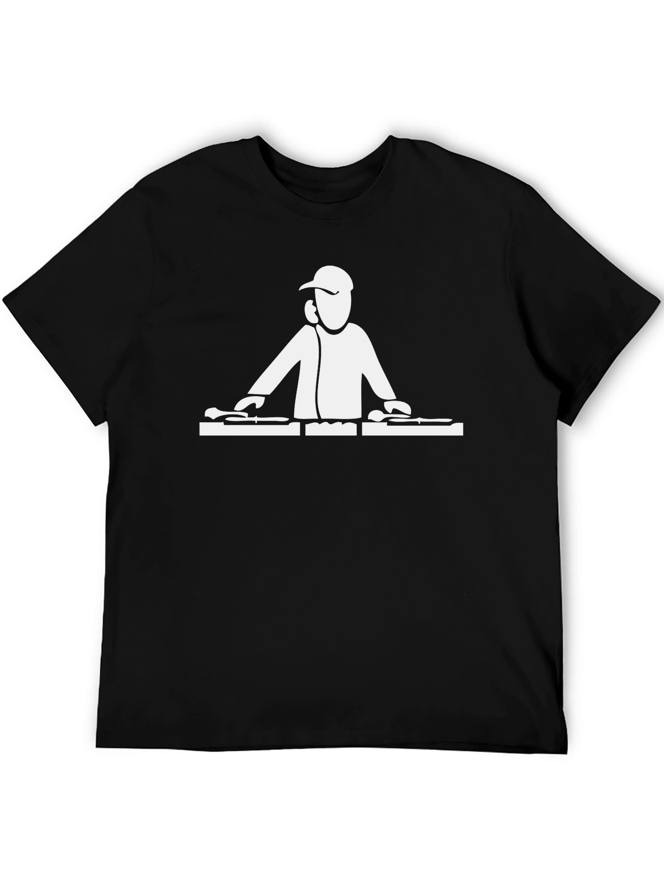 DJ Graphic Black T-Shirt