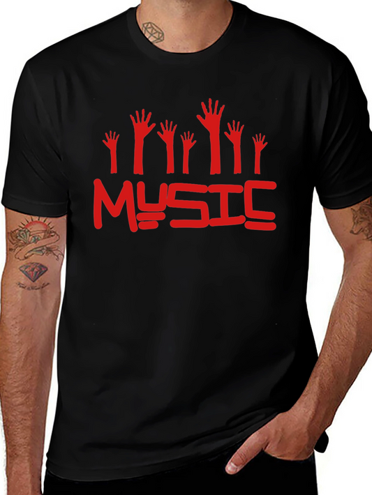 Black Music Graphic Tee | Fun Concert Vibes