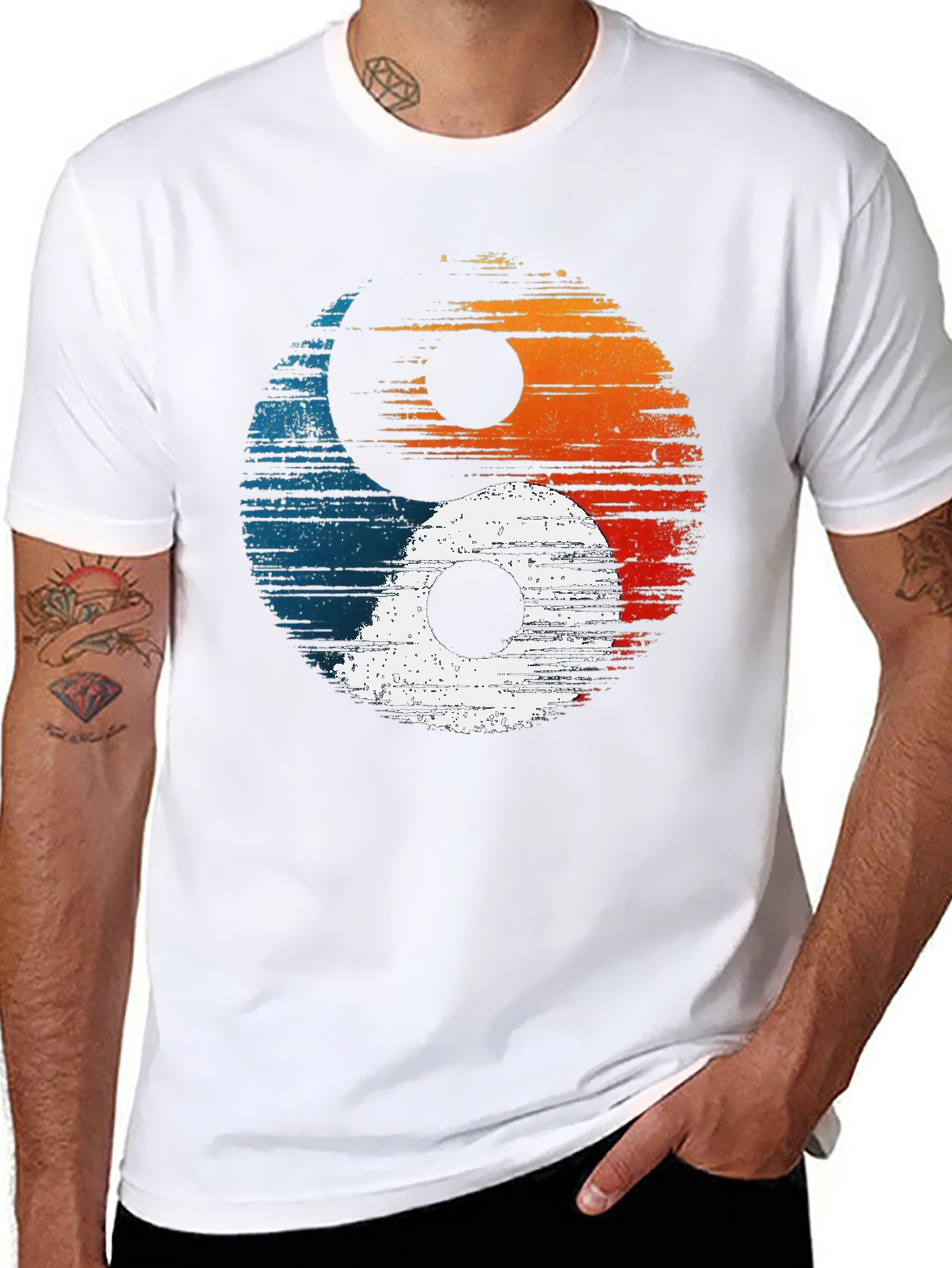 Yin Yang Graphic Tee - Balance & Style