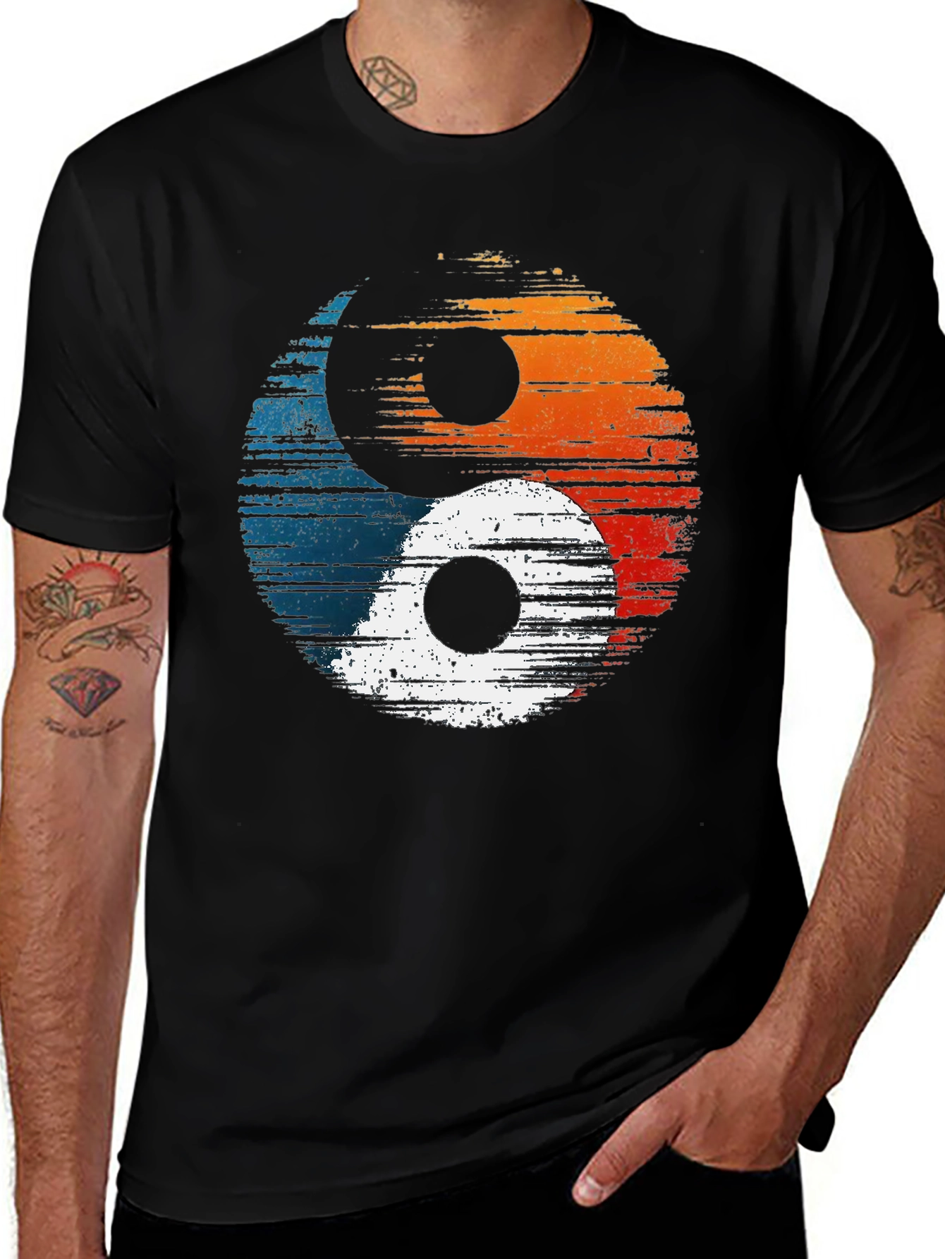 Yin Yang Graphic Tee - Balance & Style