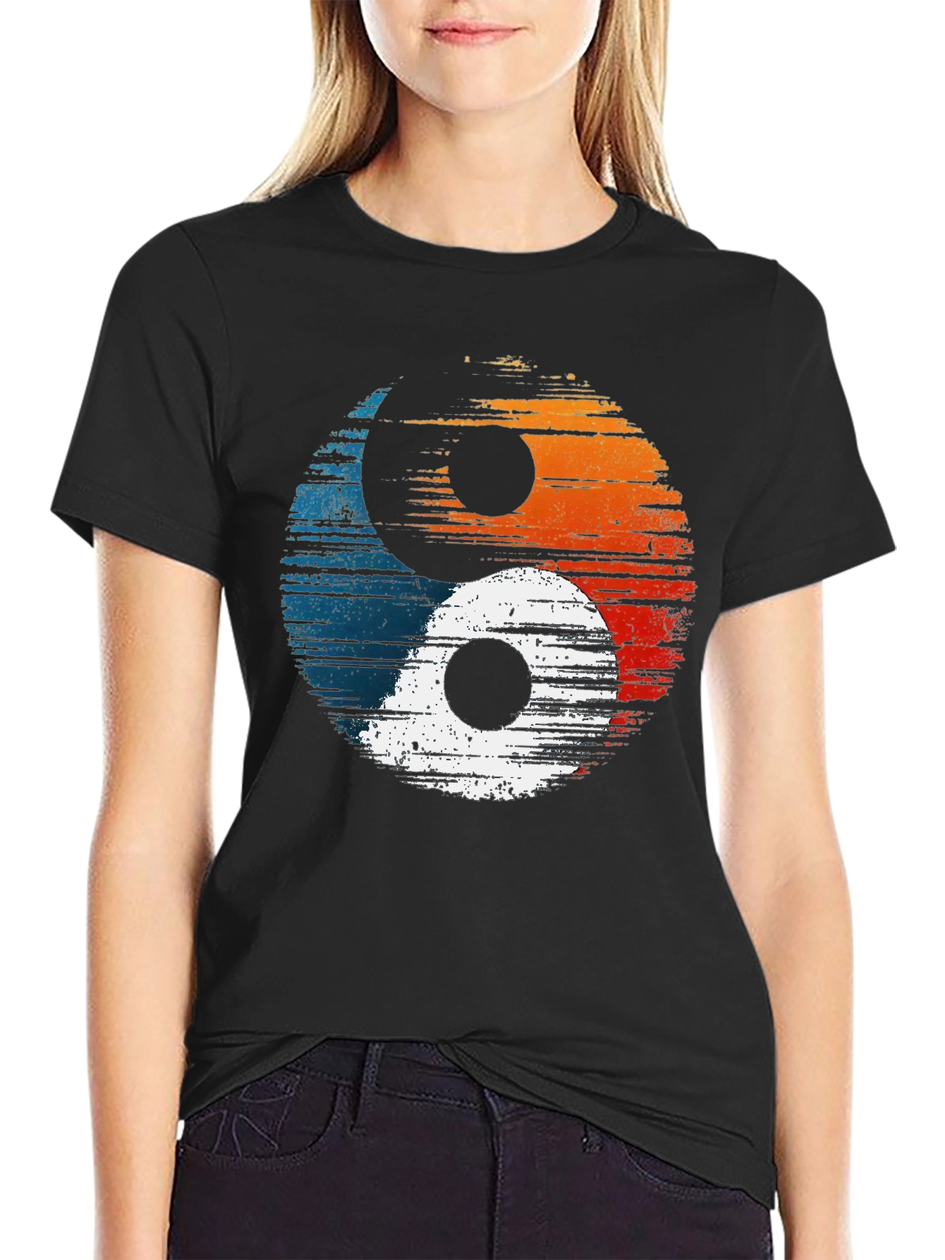 Yin Yang Graphic Tee - Balance & Style