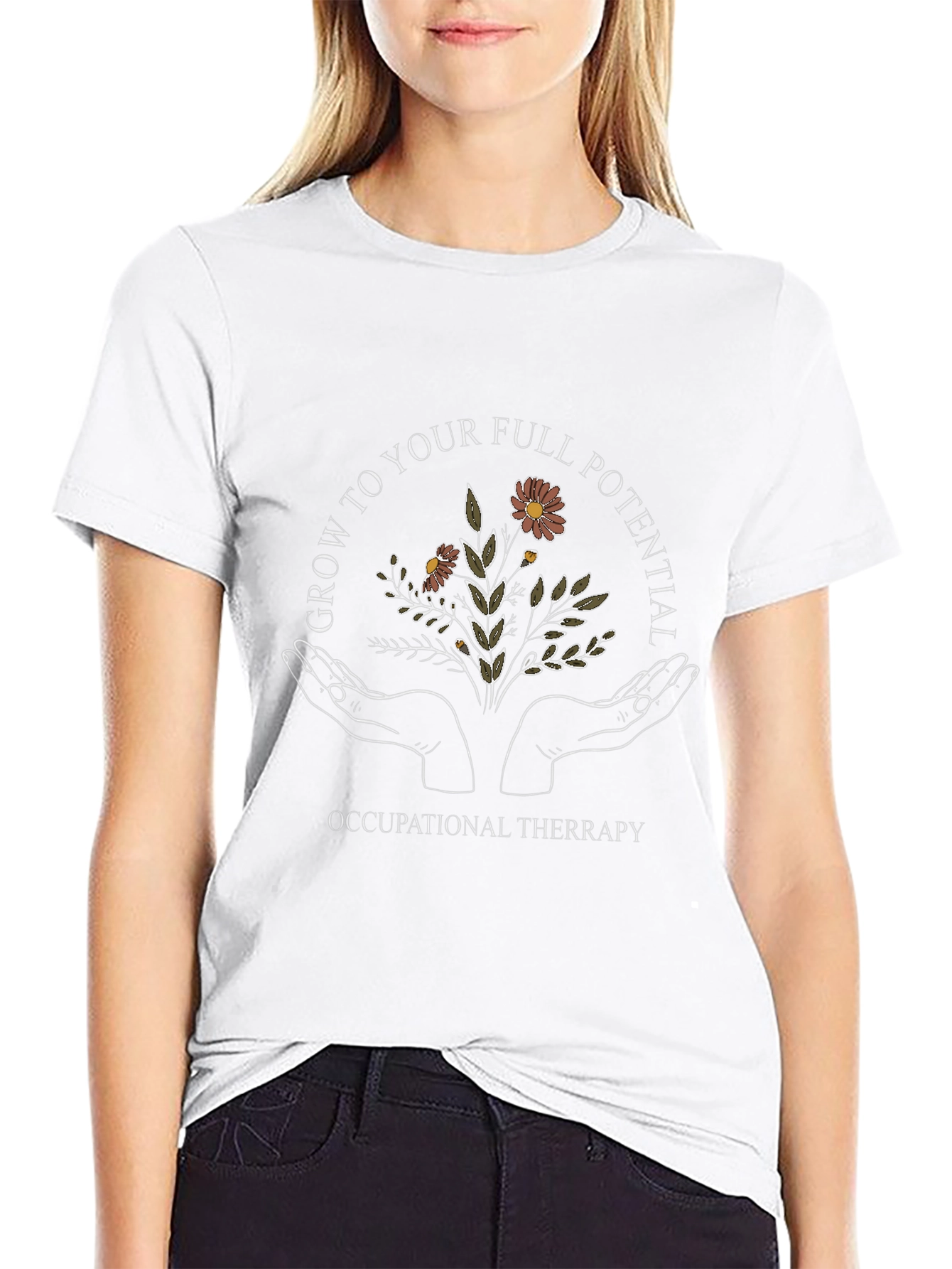 Occupational Therapy T-Shirt - Grow to Your Full Potential