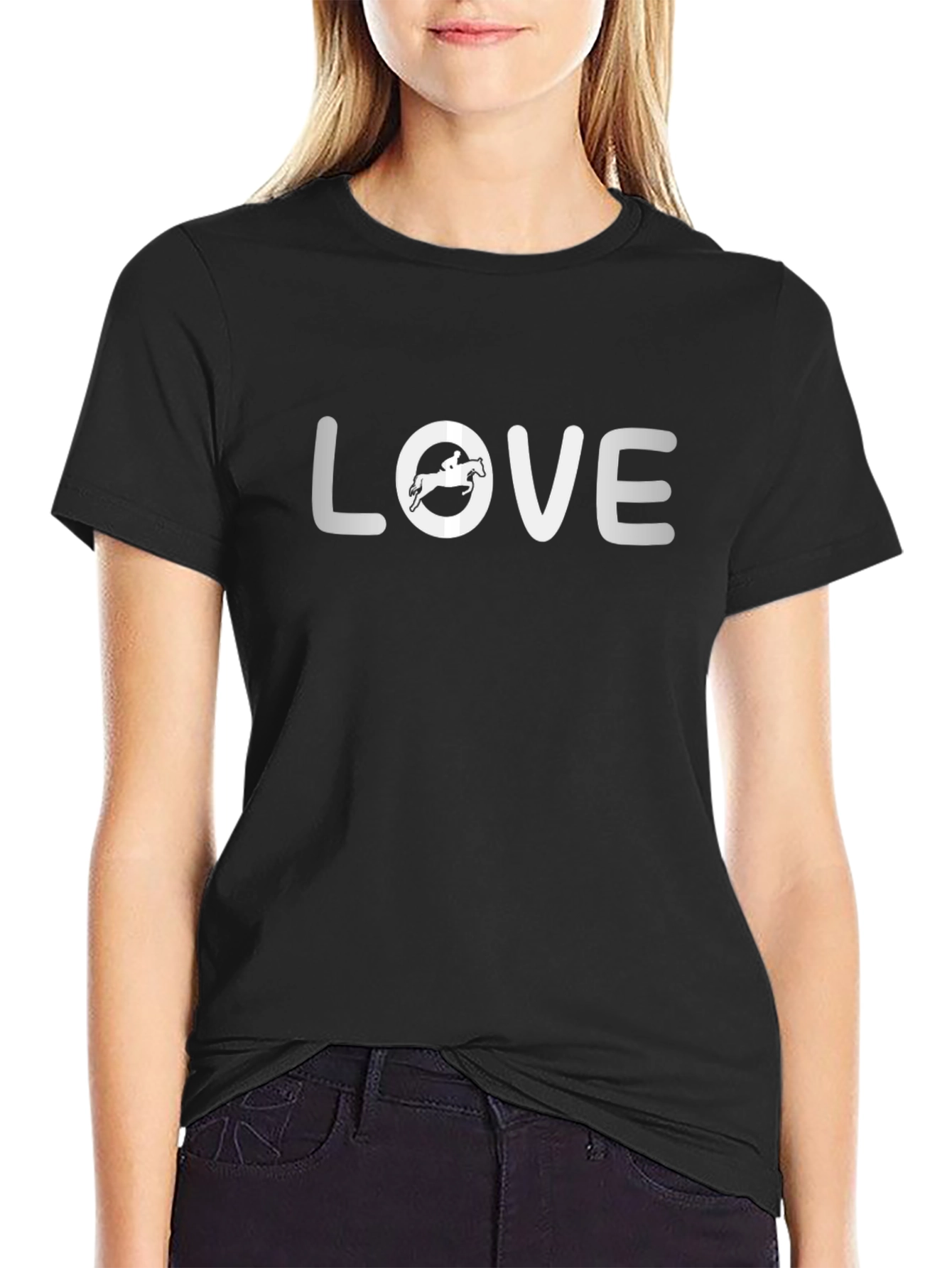 LOVE Horse Riding T-Shirt - Equestrian Gift