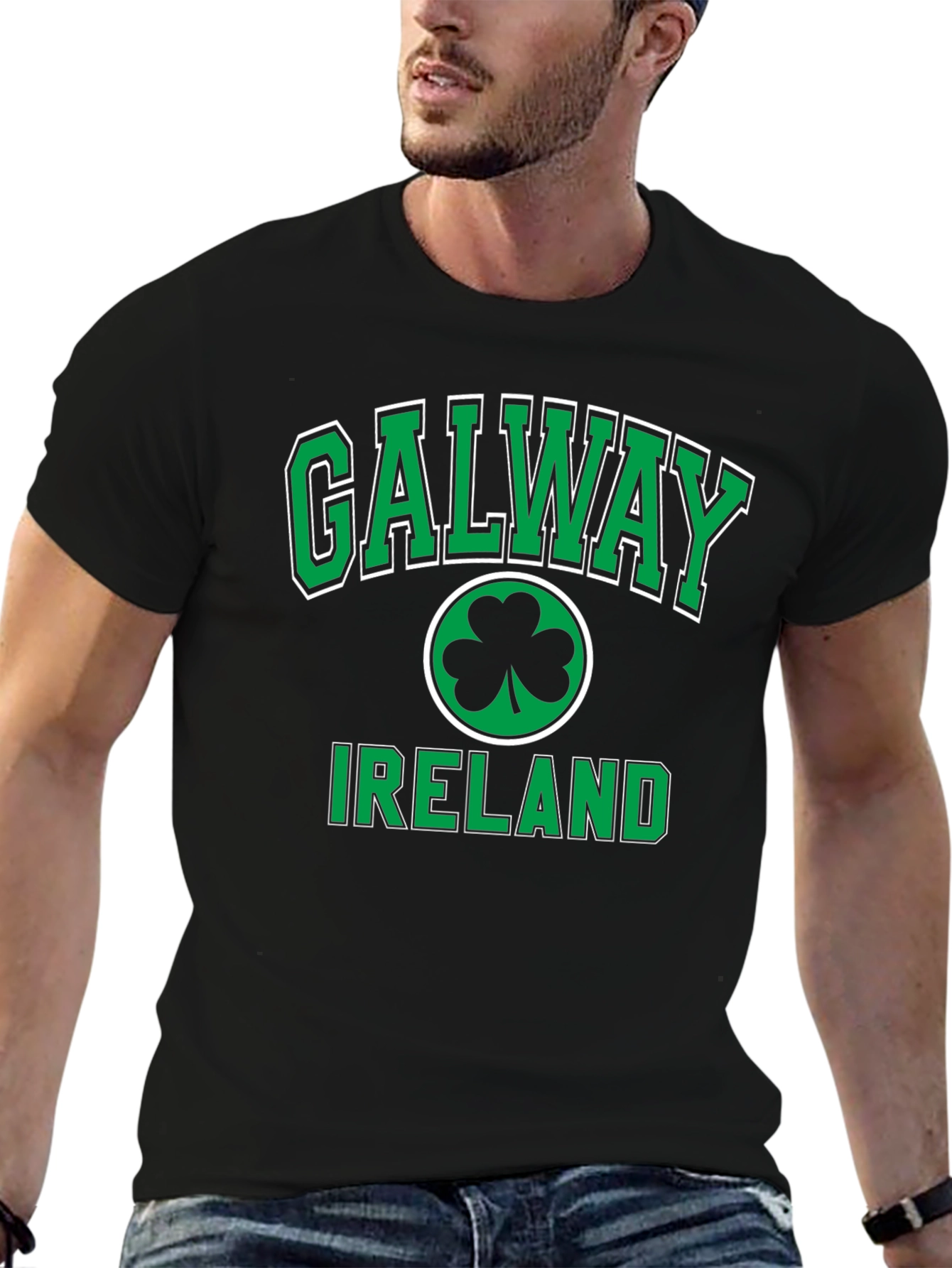 Galway Ireland T-Shirt Shamrock Irish Pride