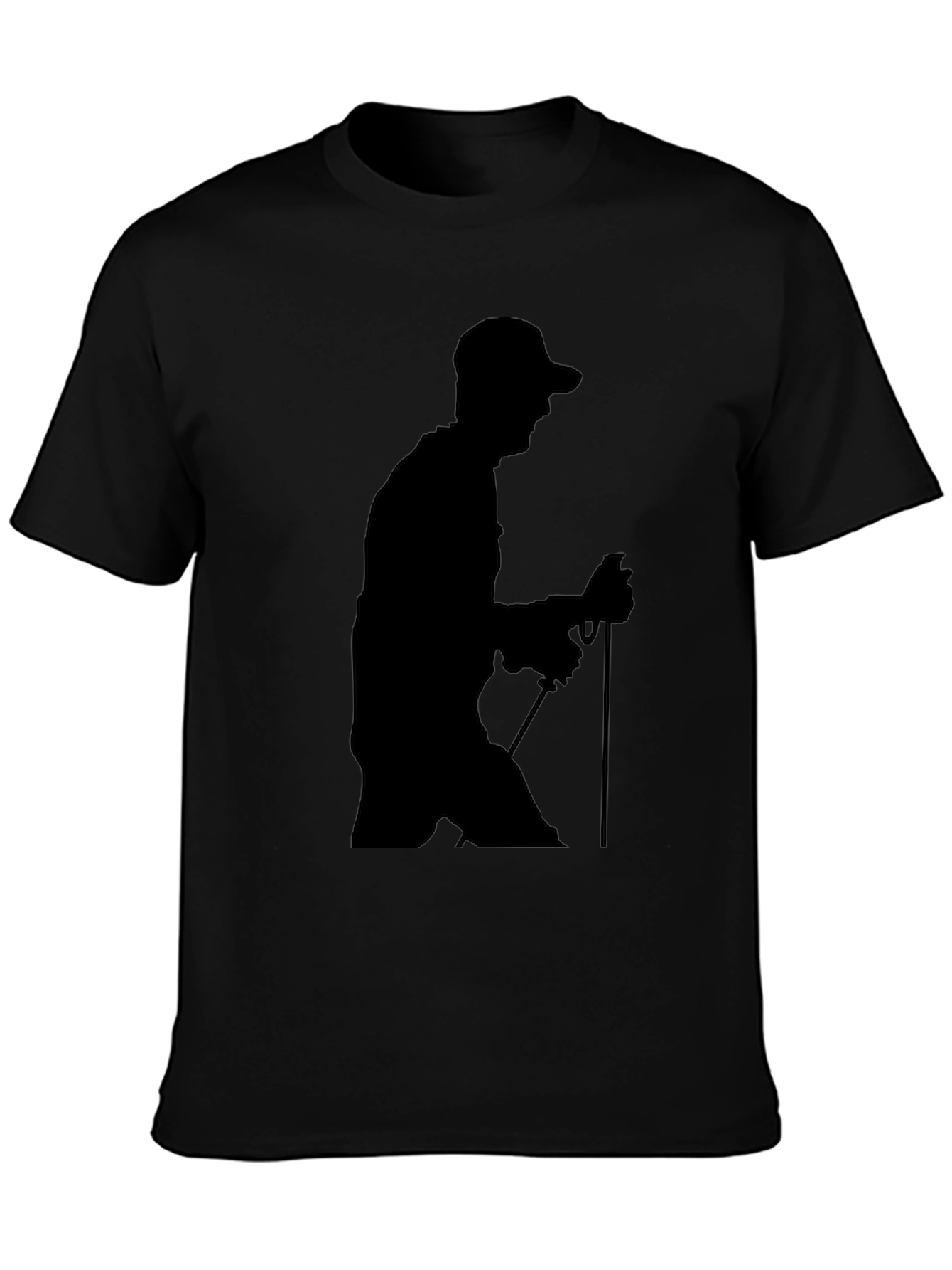 Silhouette Hiker Black T-Shirt