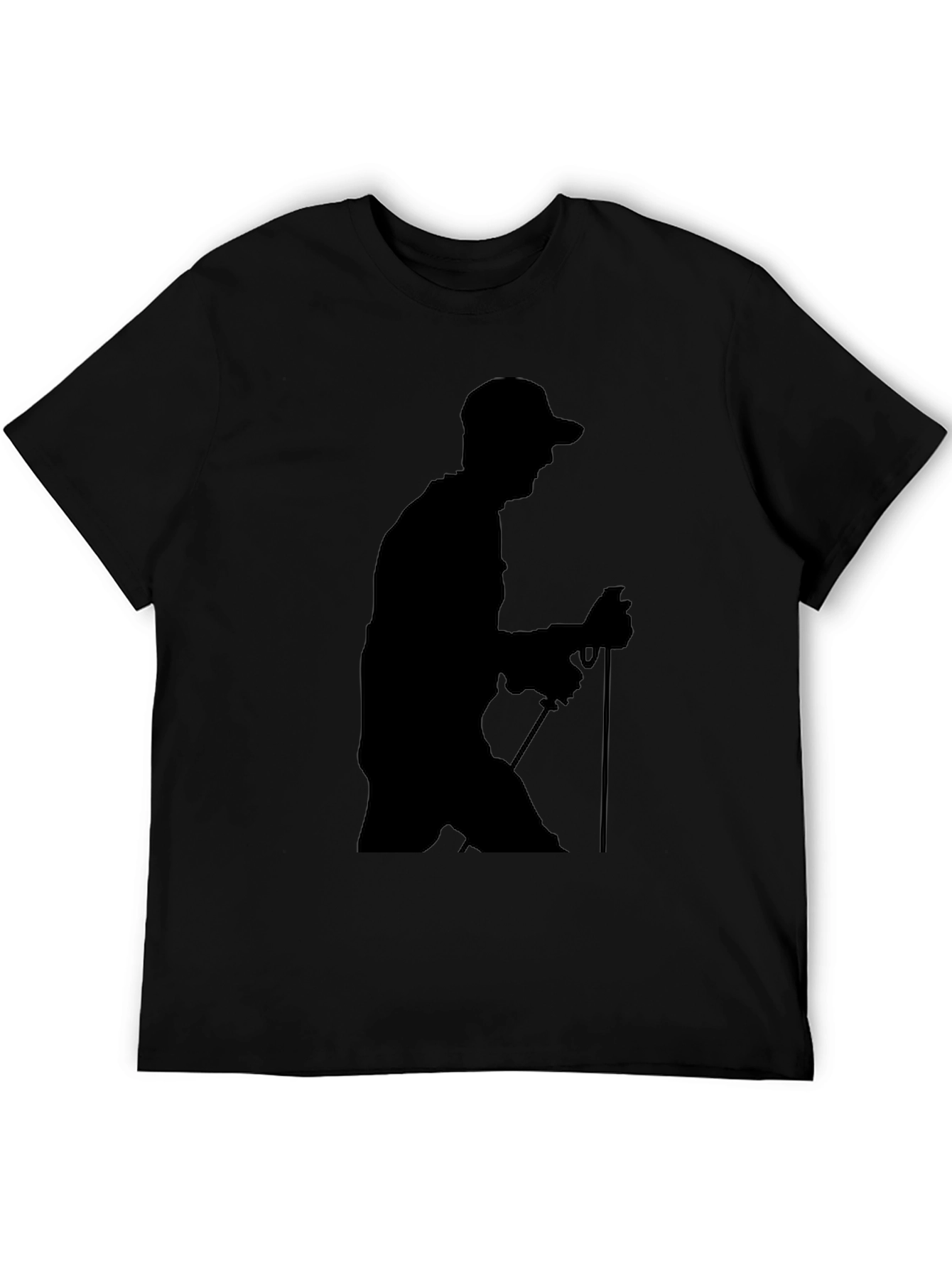Silhouette Hiker Black T-Shirt