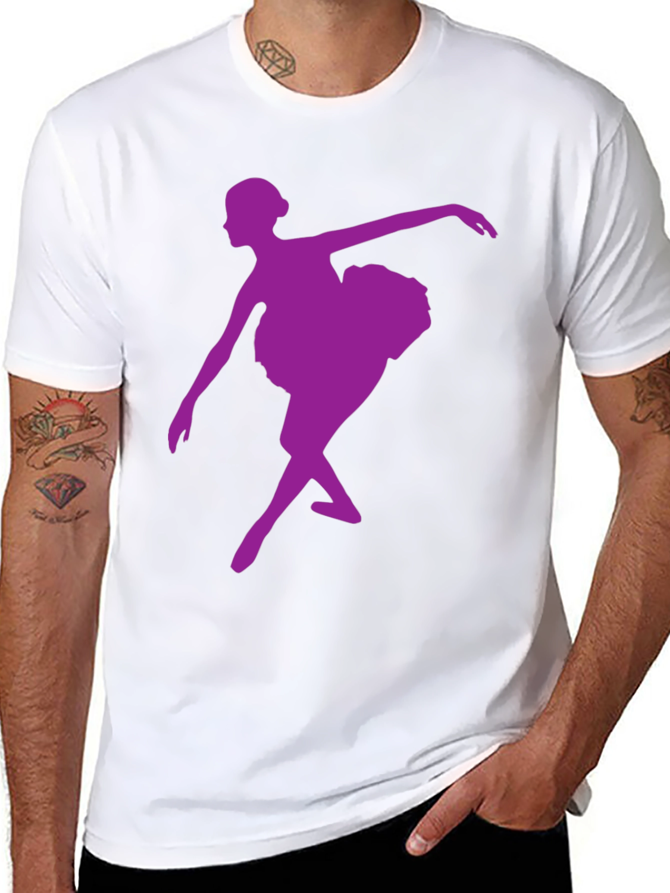 Ballerina Graphic Tee - Dance Lovers T-Shirt