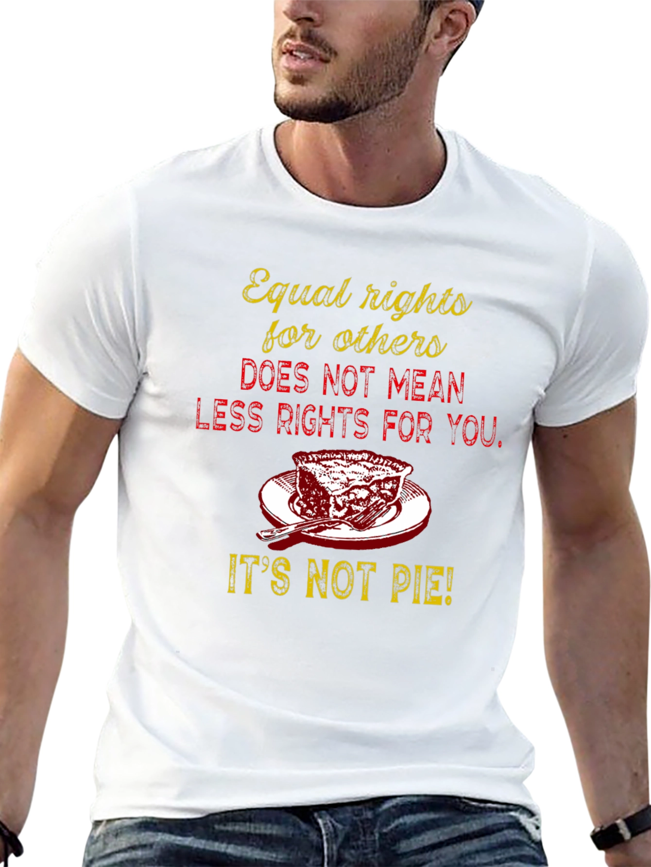 Equal Rights Its Not Pie Graphic Tee