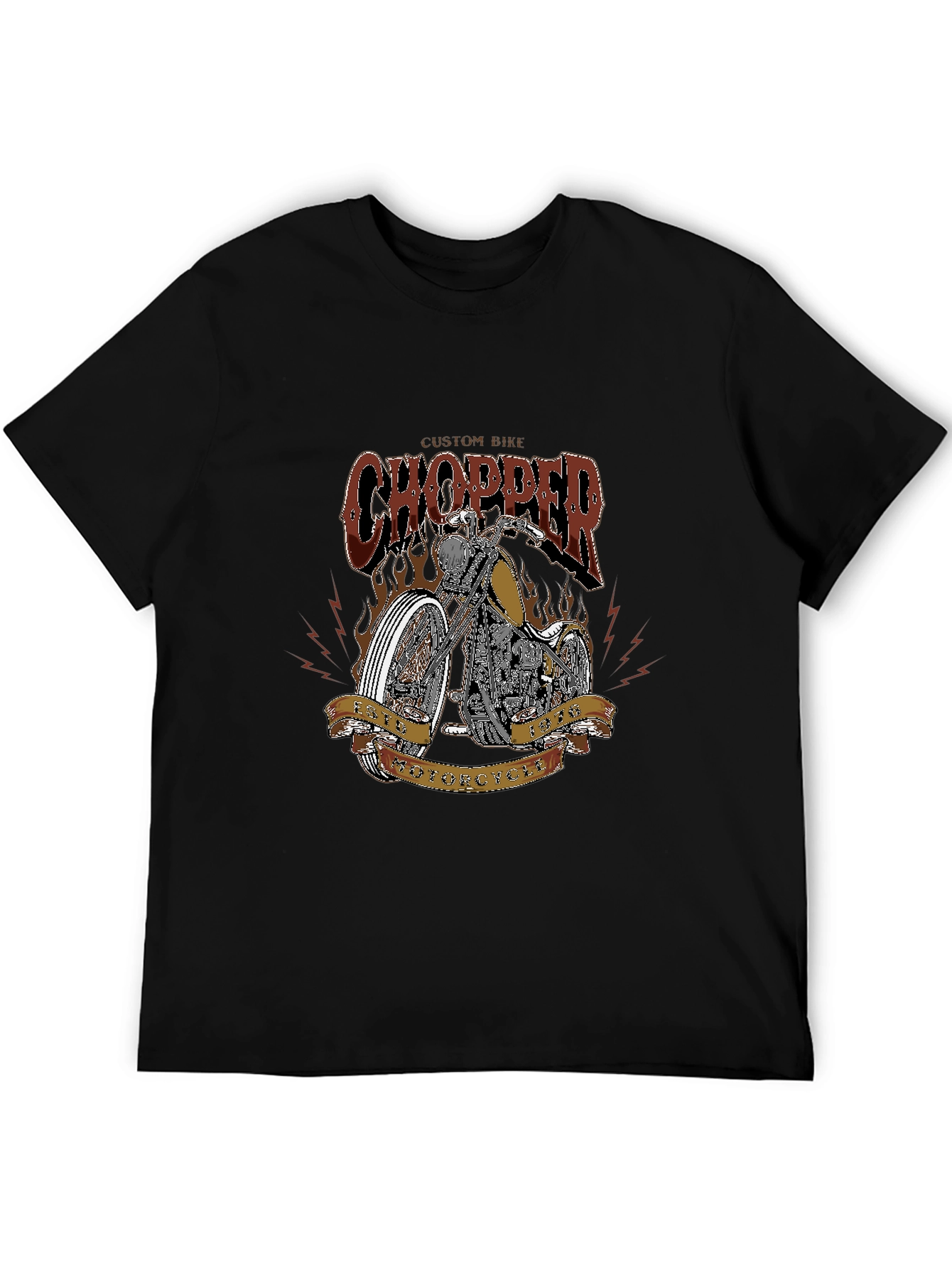 Custom Bike Chopper T-Shirt