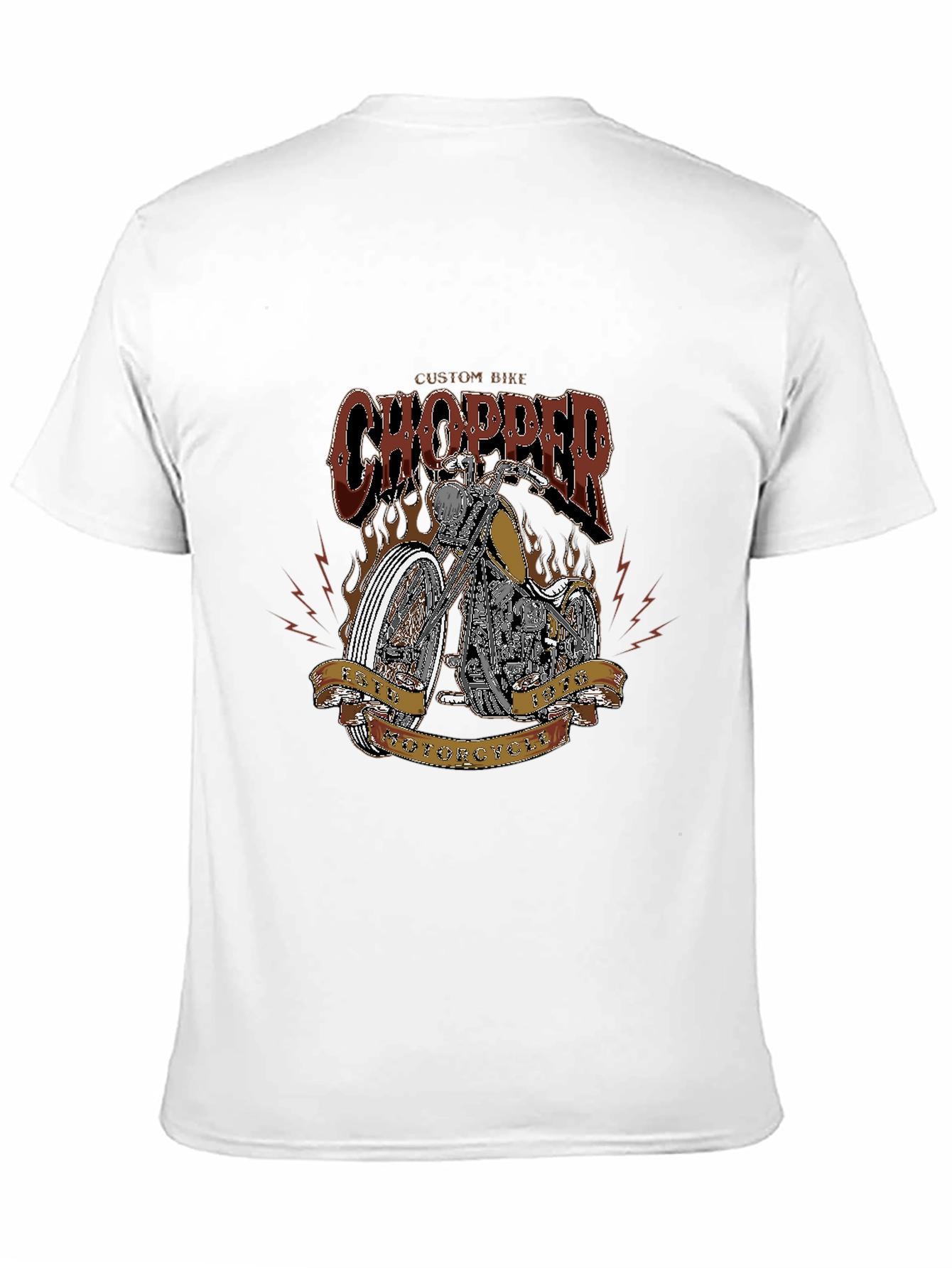 Custom Bike Chopper T-Shirt