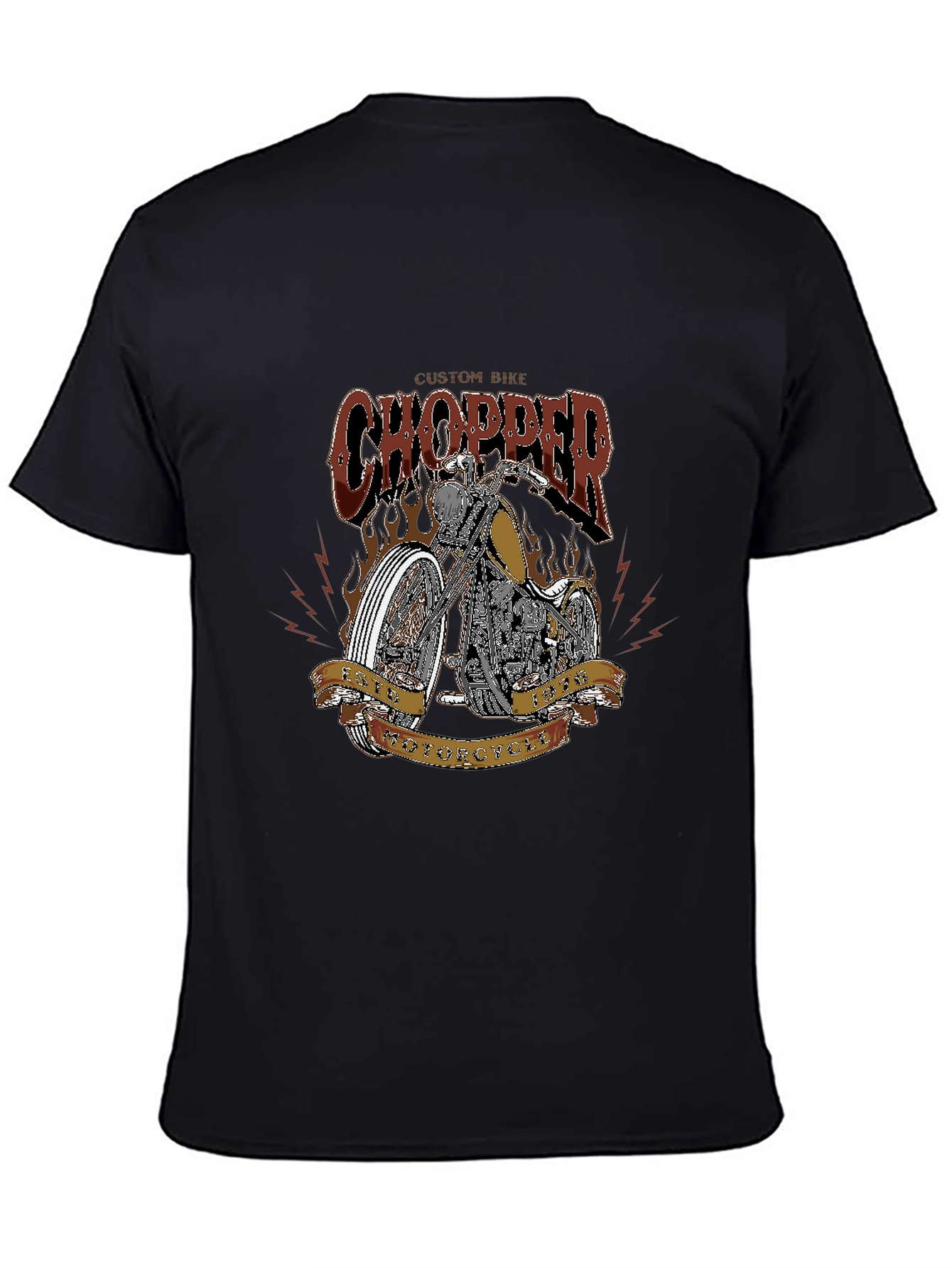 Custom Bike Chopper T-Shirt