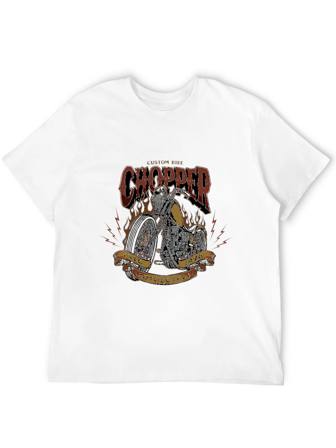 Custom Bike Chopper T-Shirt