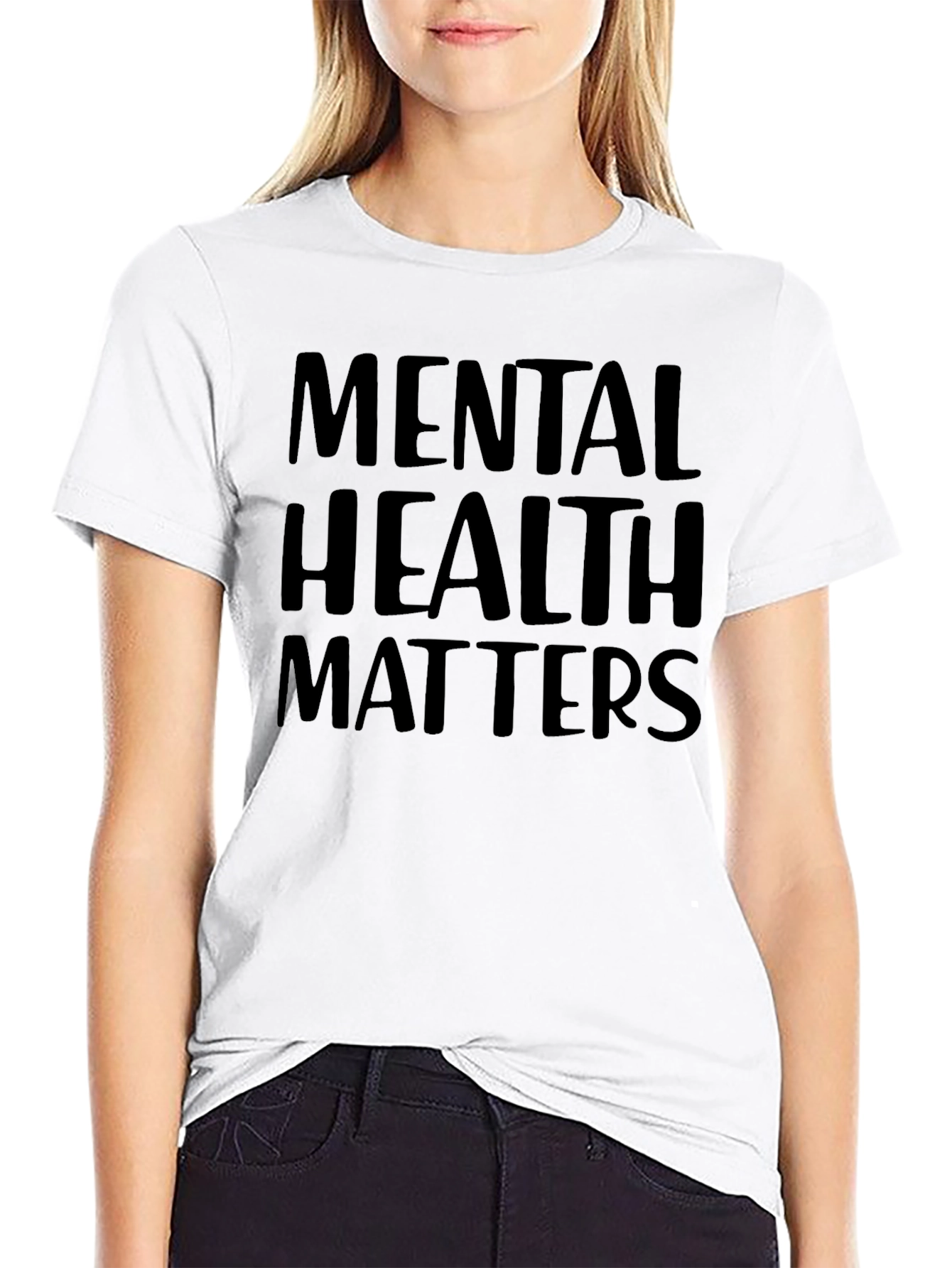 Mental Health Matters Black Graphic Tee