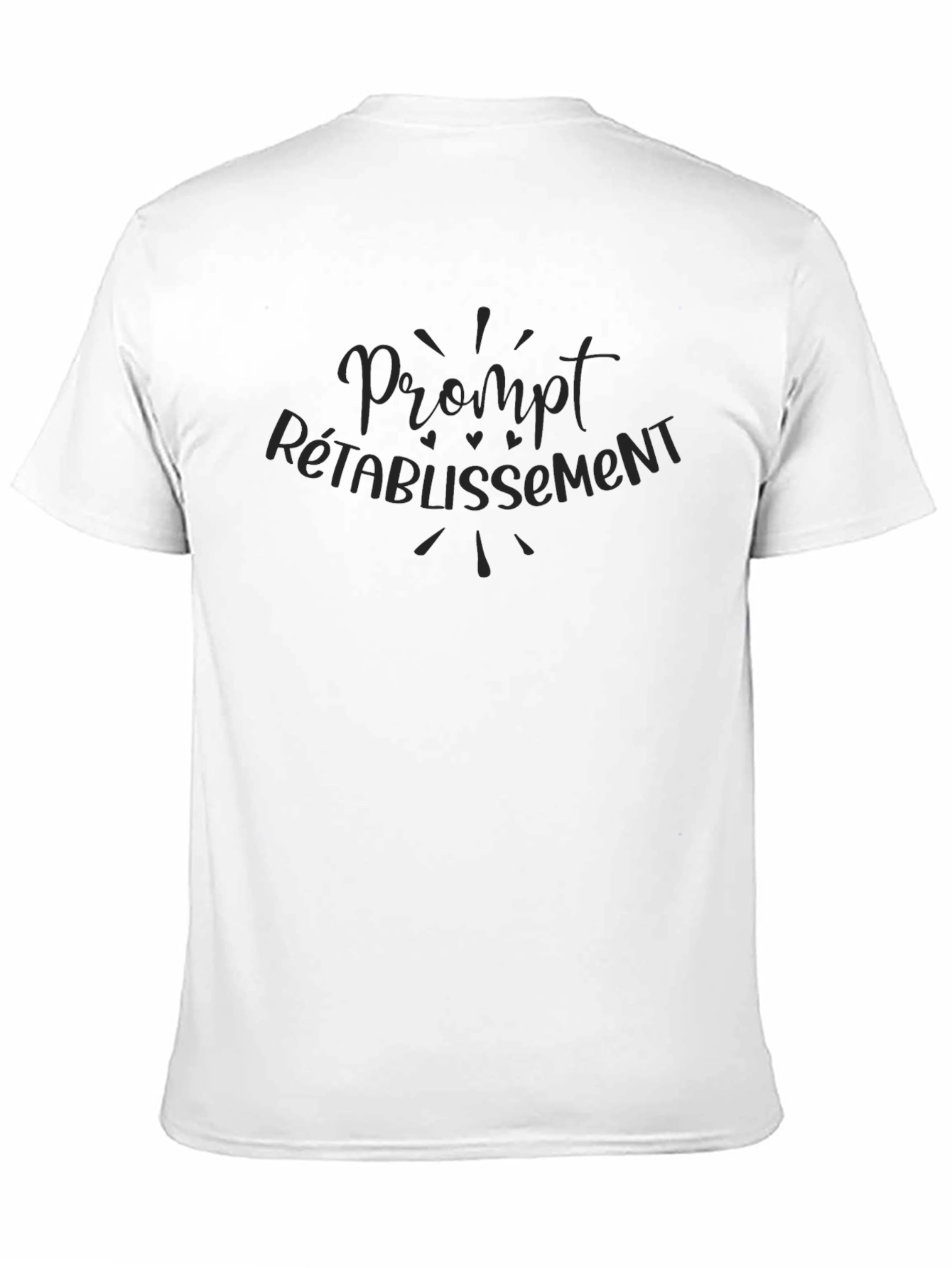 Prompt Rétablissement Black T-Shirt