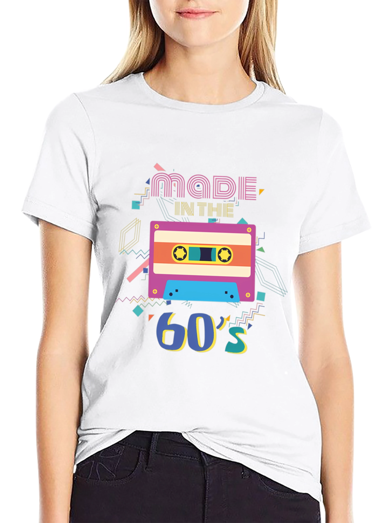 Retro Made in the 60s Cassette Tape Graphic T-Shirt