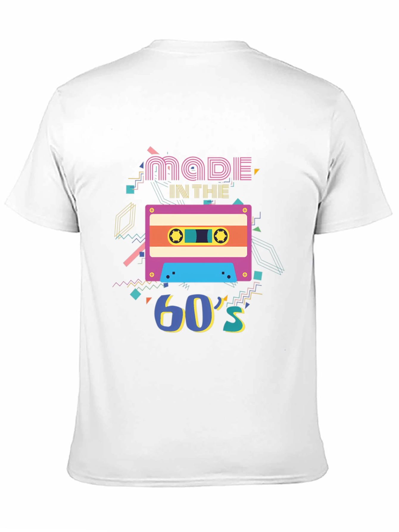 Retro Made in the 60s Cassette Tape Graphic T-Shirt