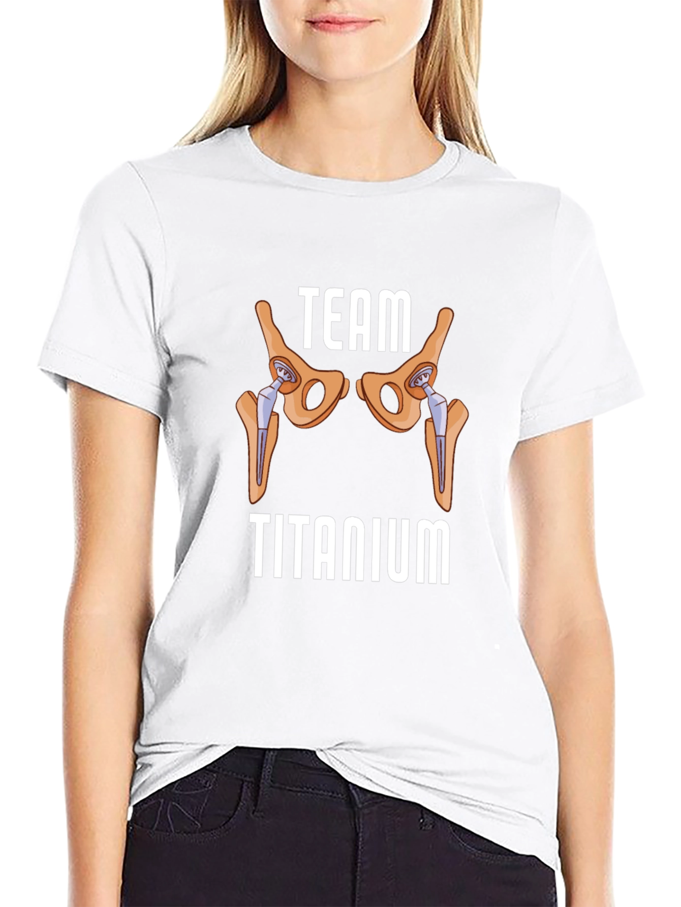 Team Titanium Hip Replacement Graphic T-Shirt