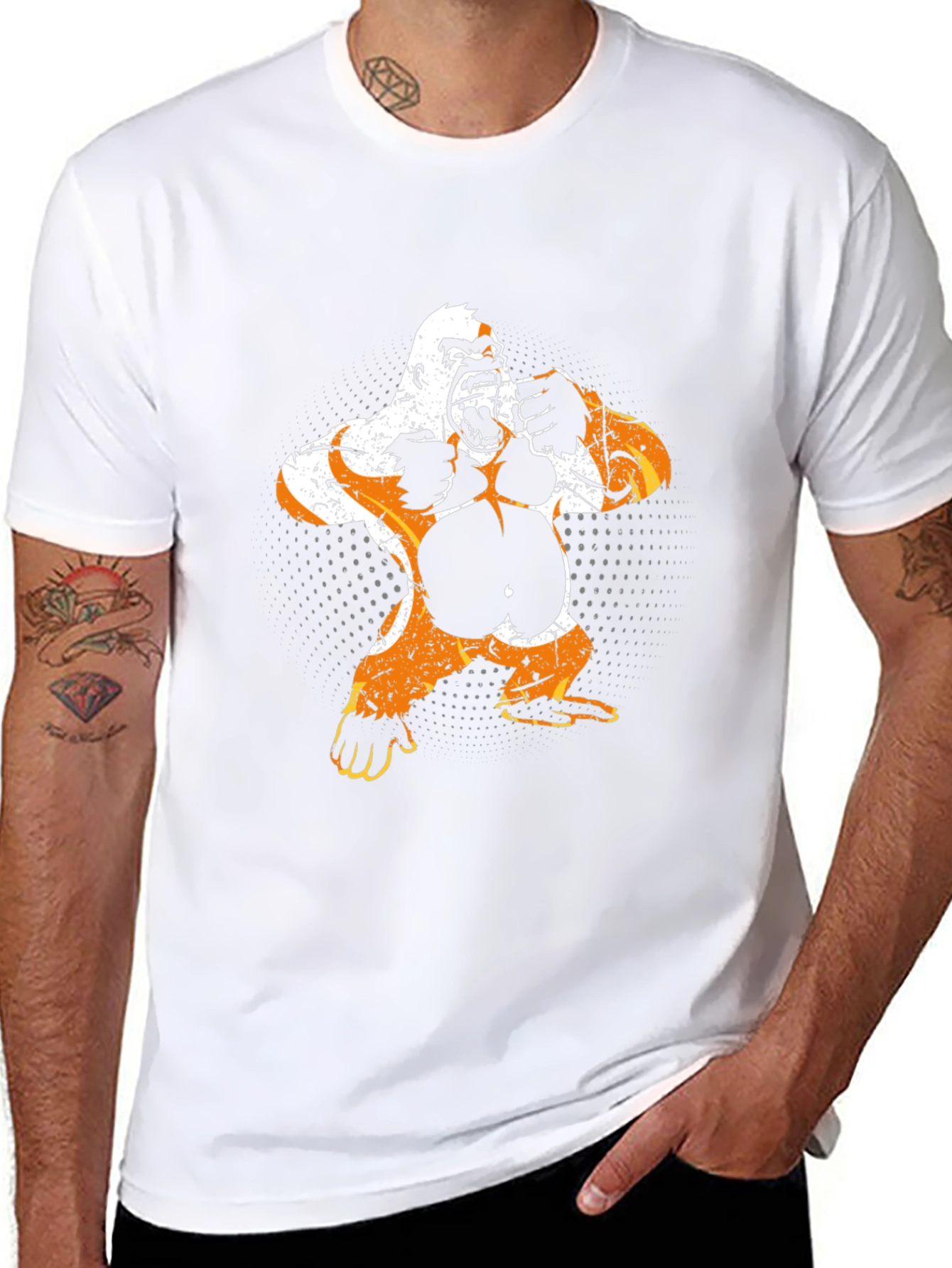 Gorilla Graphic Black T-Shirt