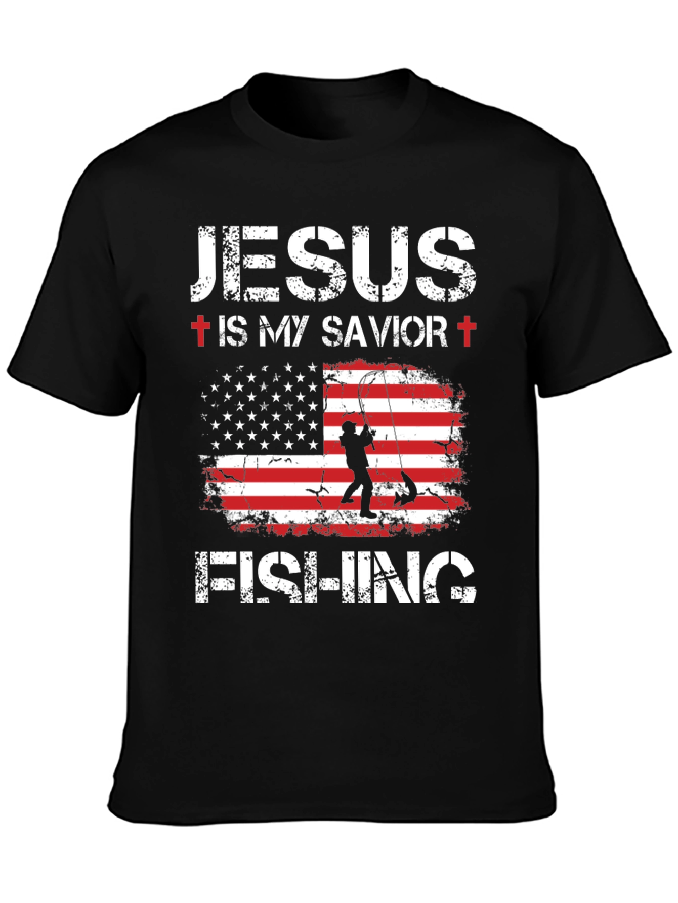 Jesus is My Savior Fishing T-Shirt