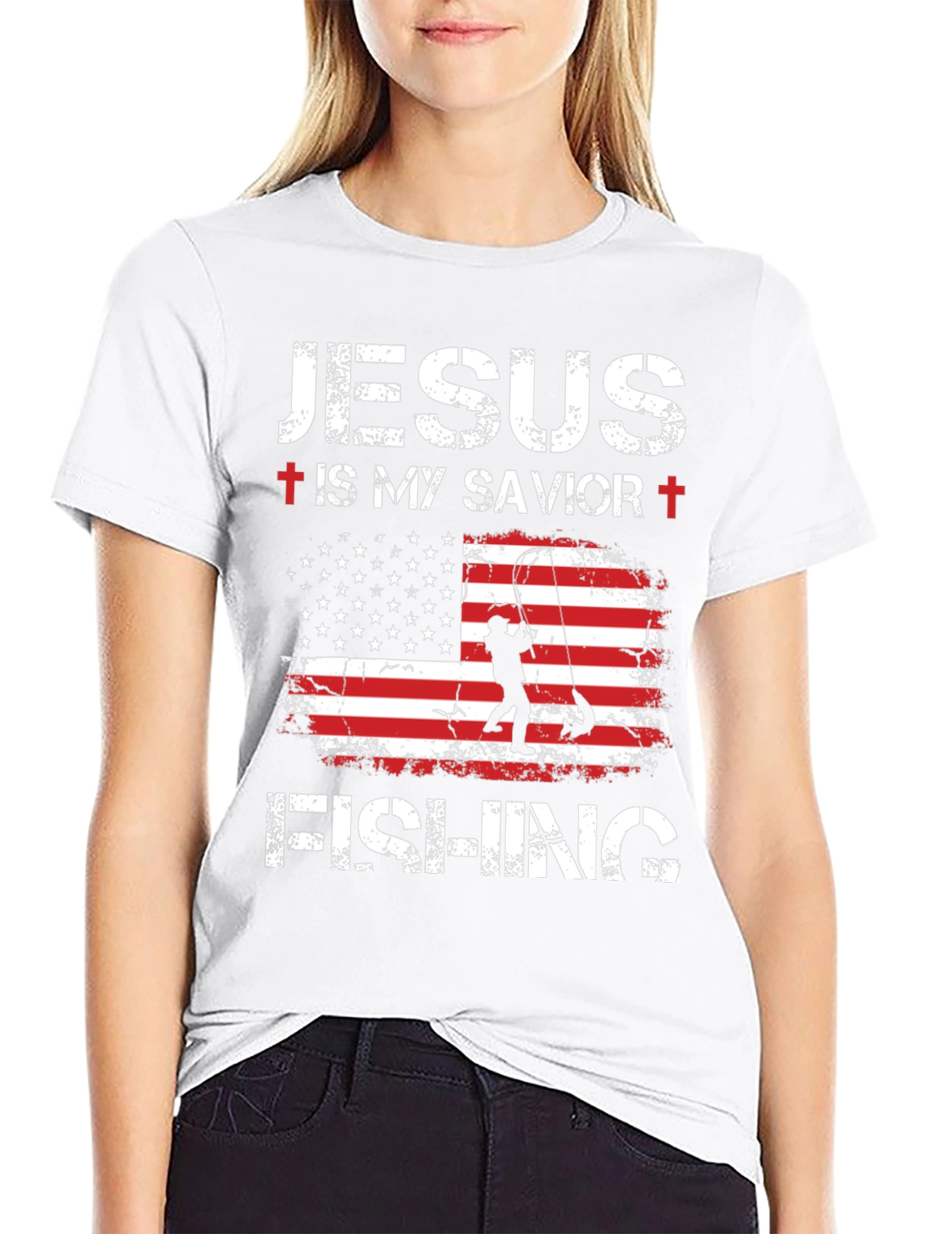Jesus is My Savior Fishing T-Shirt