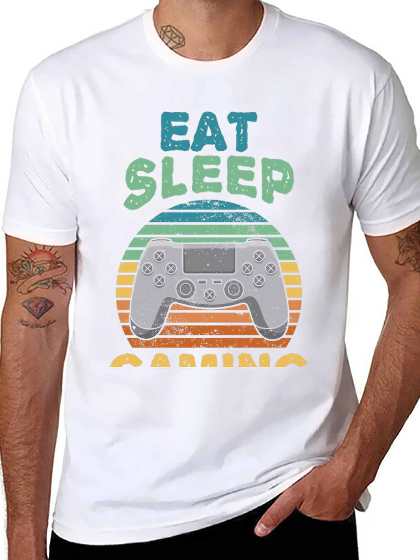Eat Sleep Gaming T-Shirt - Gamer Life