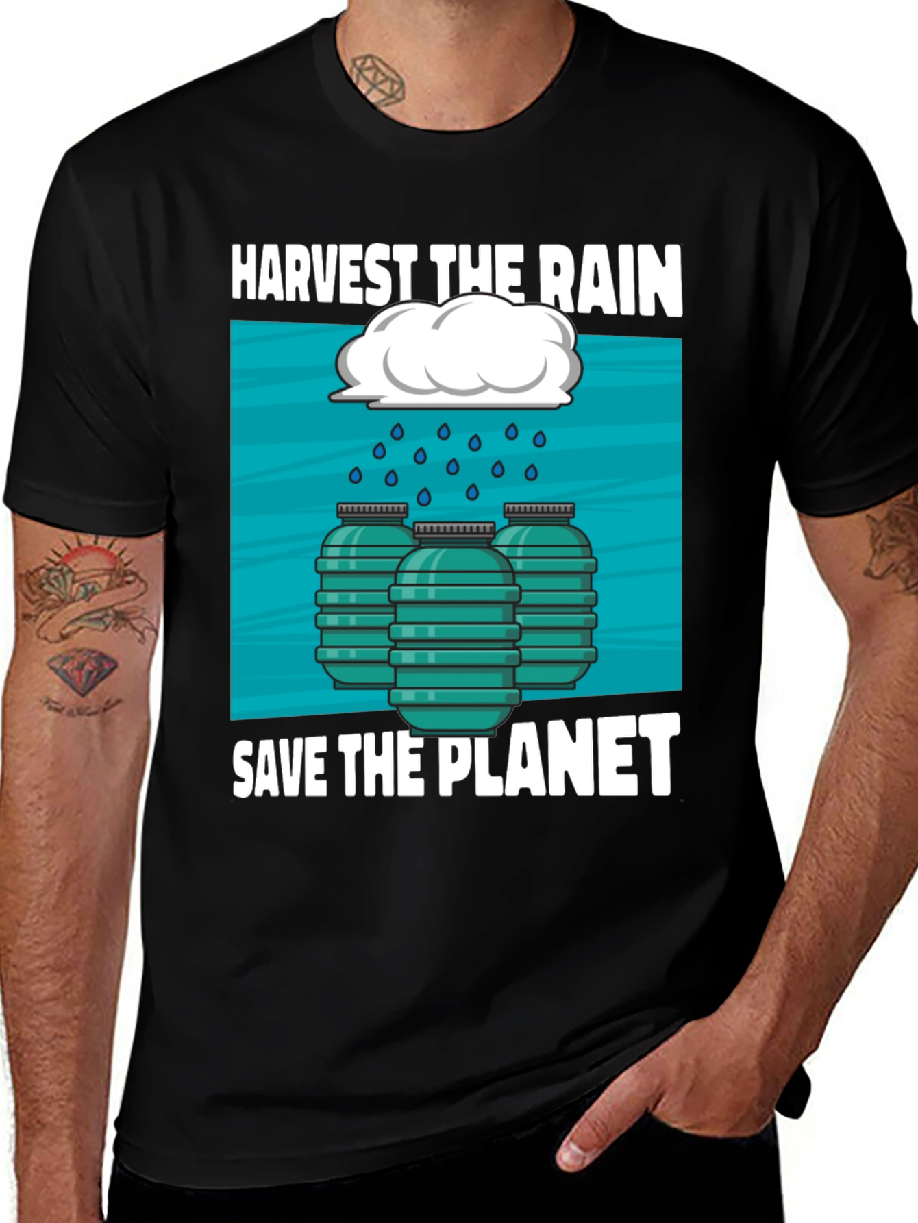 Harvest the Rain Save the Planet T-Shirt