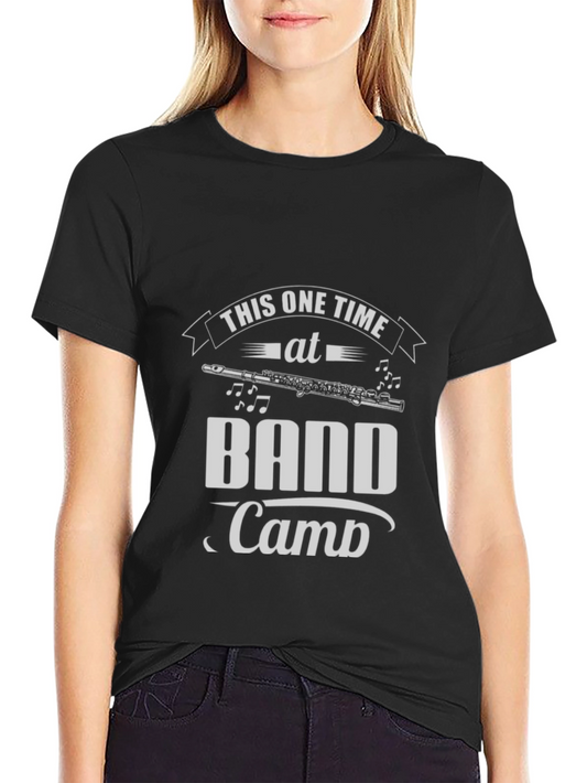 Band Camp Flute Tee - Musician Humor T-Shirt