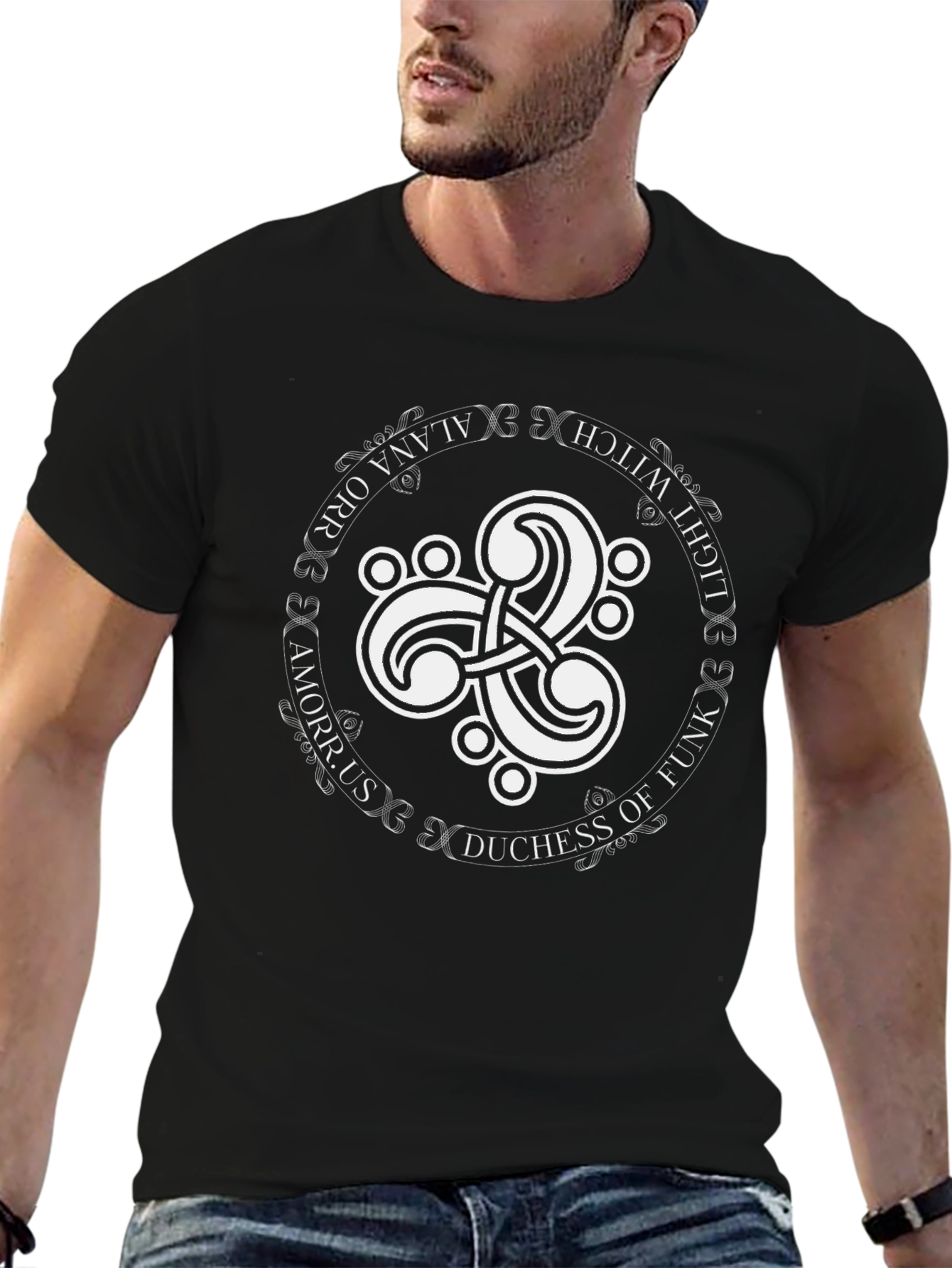 Witch Duchess Graphic T-Shirt - Black