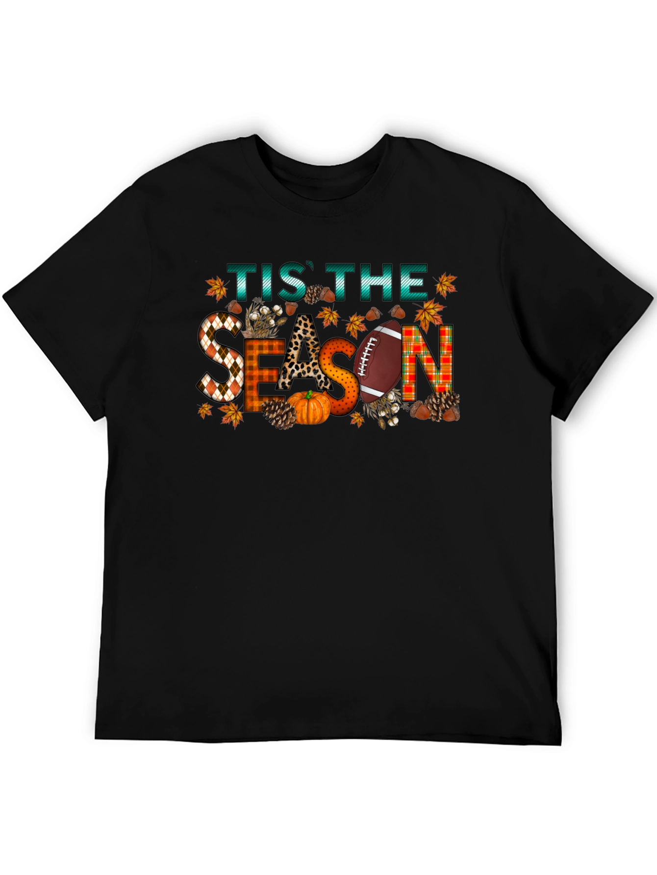Tis the Season Autumn Football T-Shirt