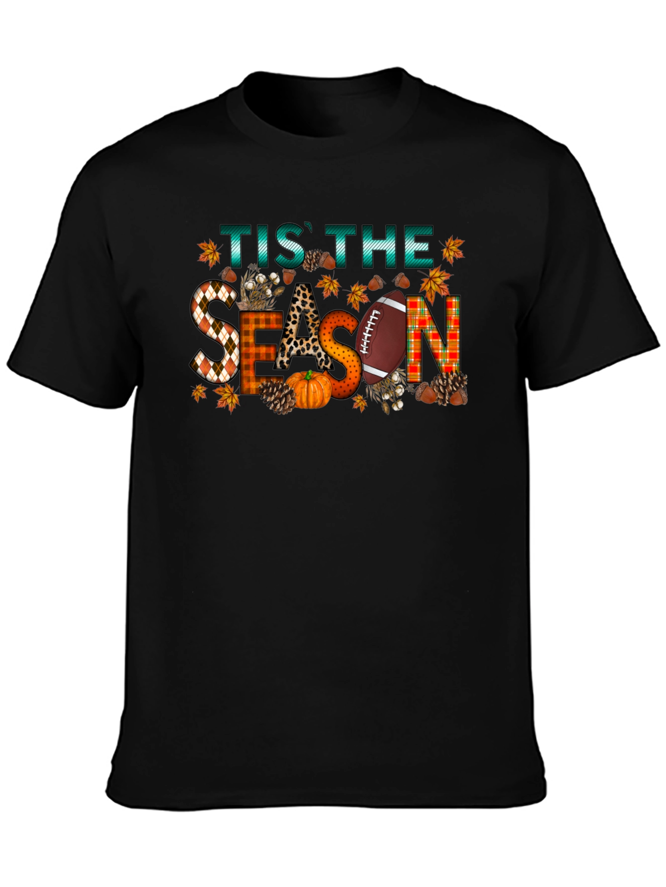 Tis the Season Autumn Football T-Shirt