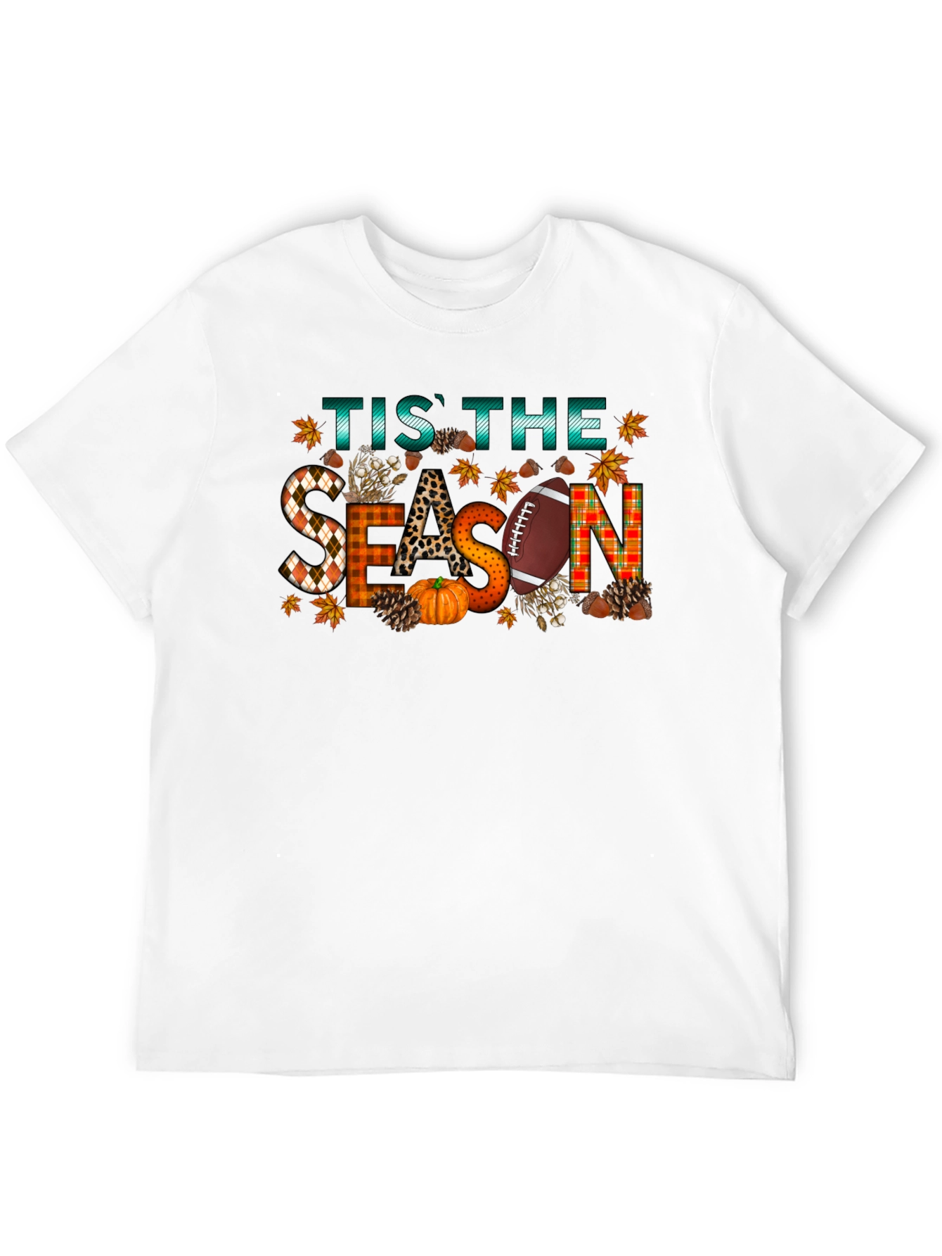 Tis the Season Autumn Football T-Shirt