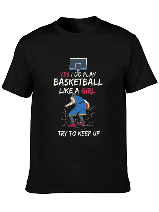 Basketball Girl T-Shirt - Funny Sport Tee