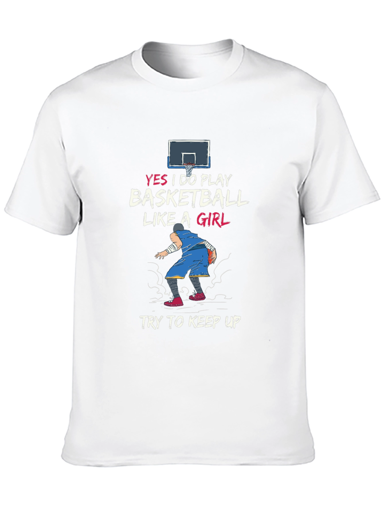 Basketball Girl T-Shirt - Funny Sport Tee