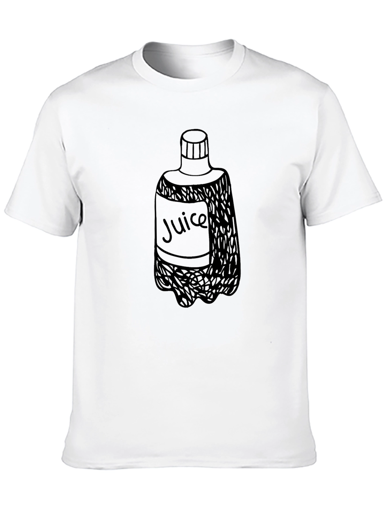 Juice Bottle Graphic Tee - Black T-Shirt
