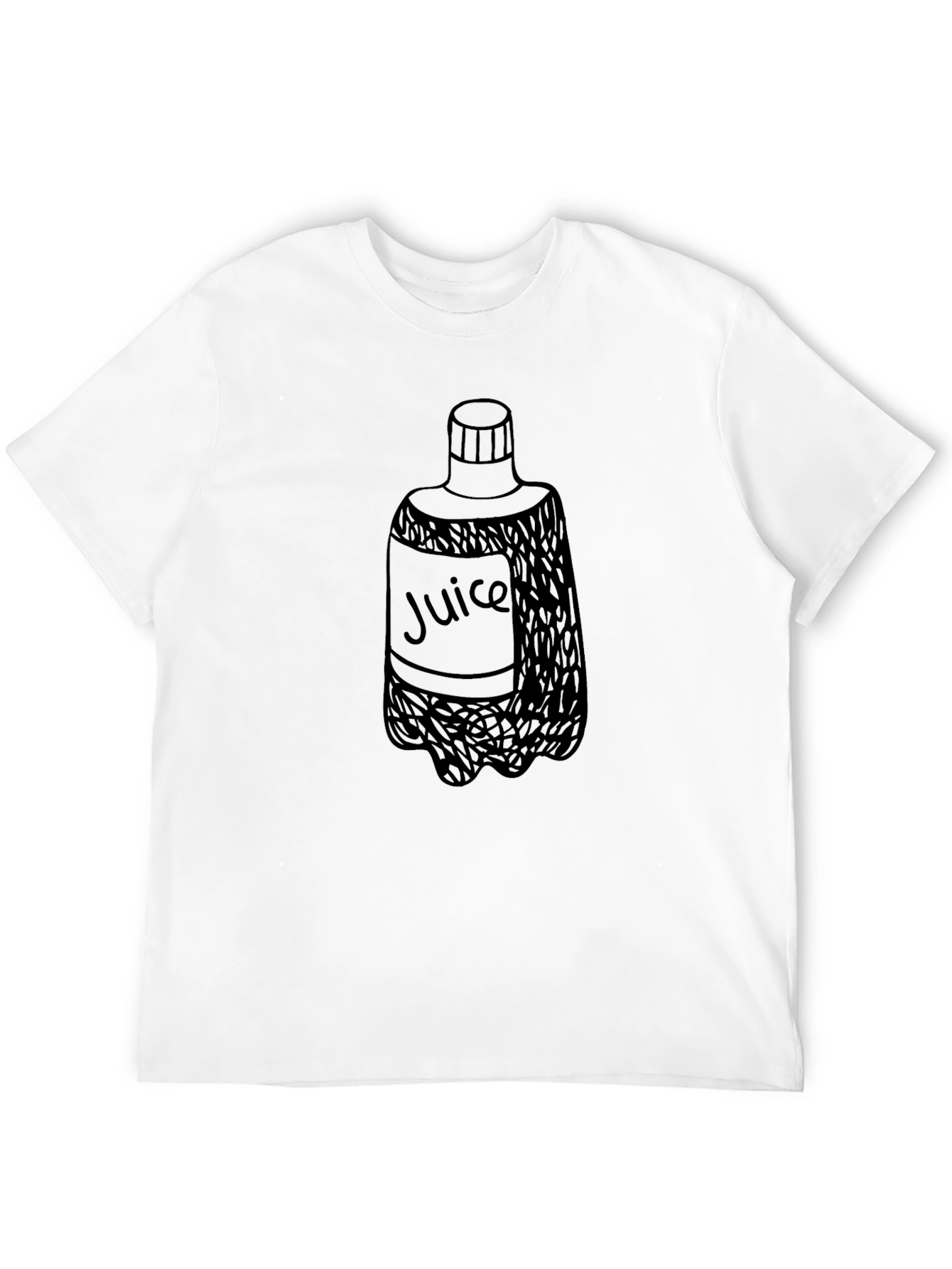 Juice Bottle Graphic Tee - Black T-Shirt