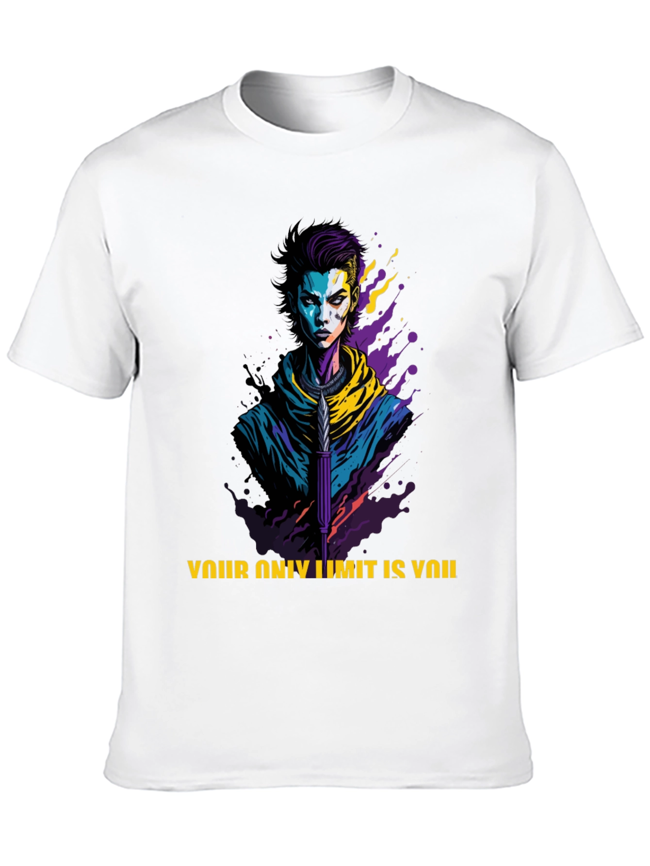 Edgy Graphic Tee: Your Only Limit is You