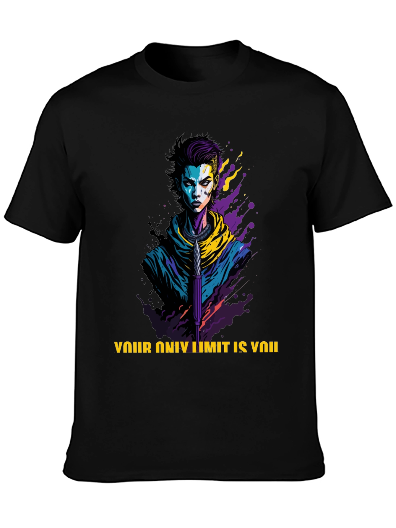 Edgy Graphic Tee: Your Only Limit is You