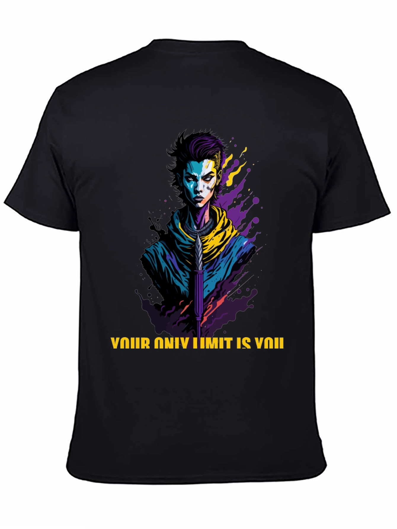 Edgy Graphic Tee: Your Only Limit is You