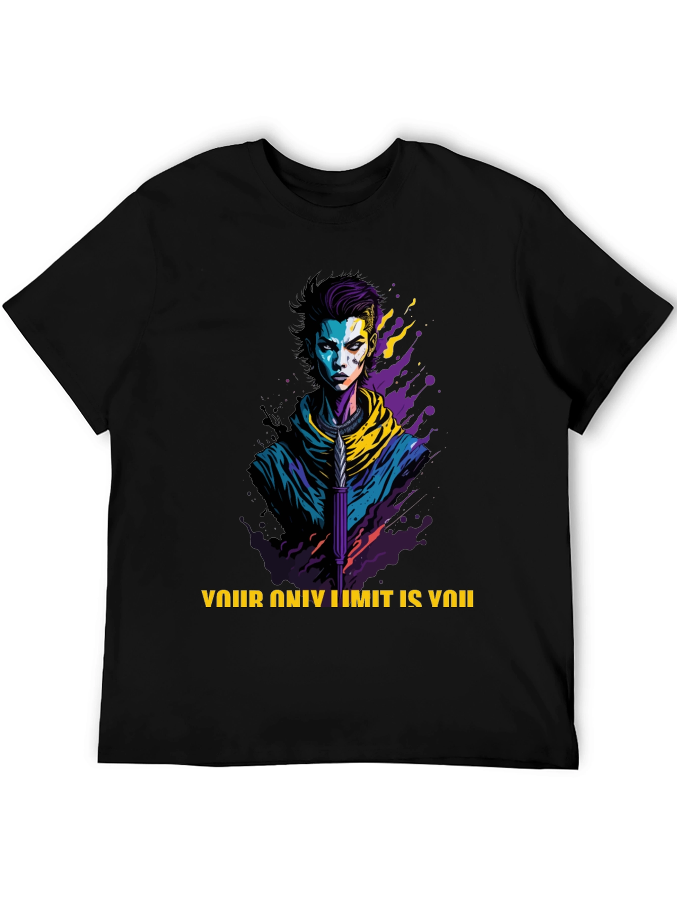 Edgy Graphic Tee: Your Only Limit is You
