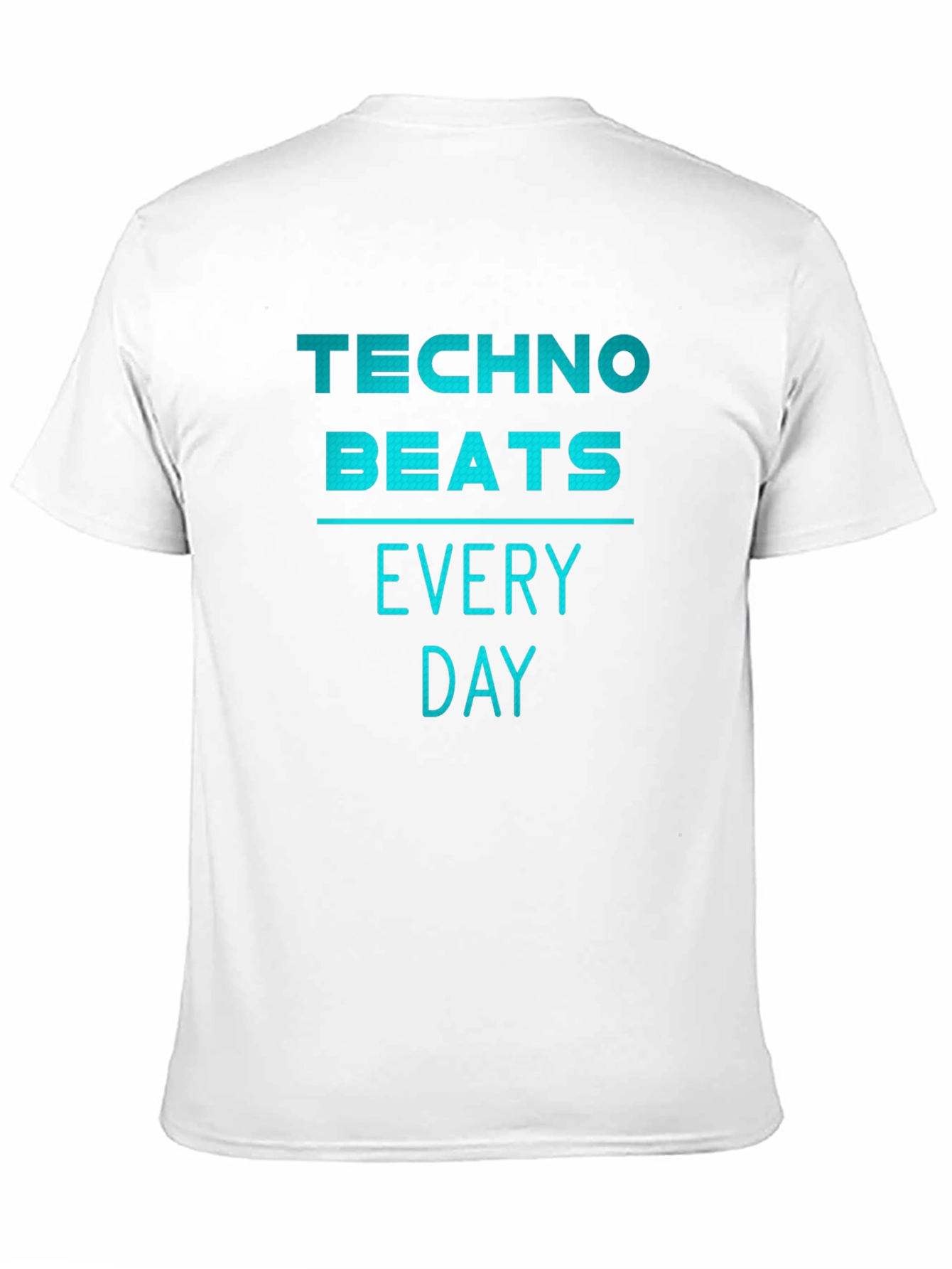 Techno Beats Every Day Graphic T-Shirt