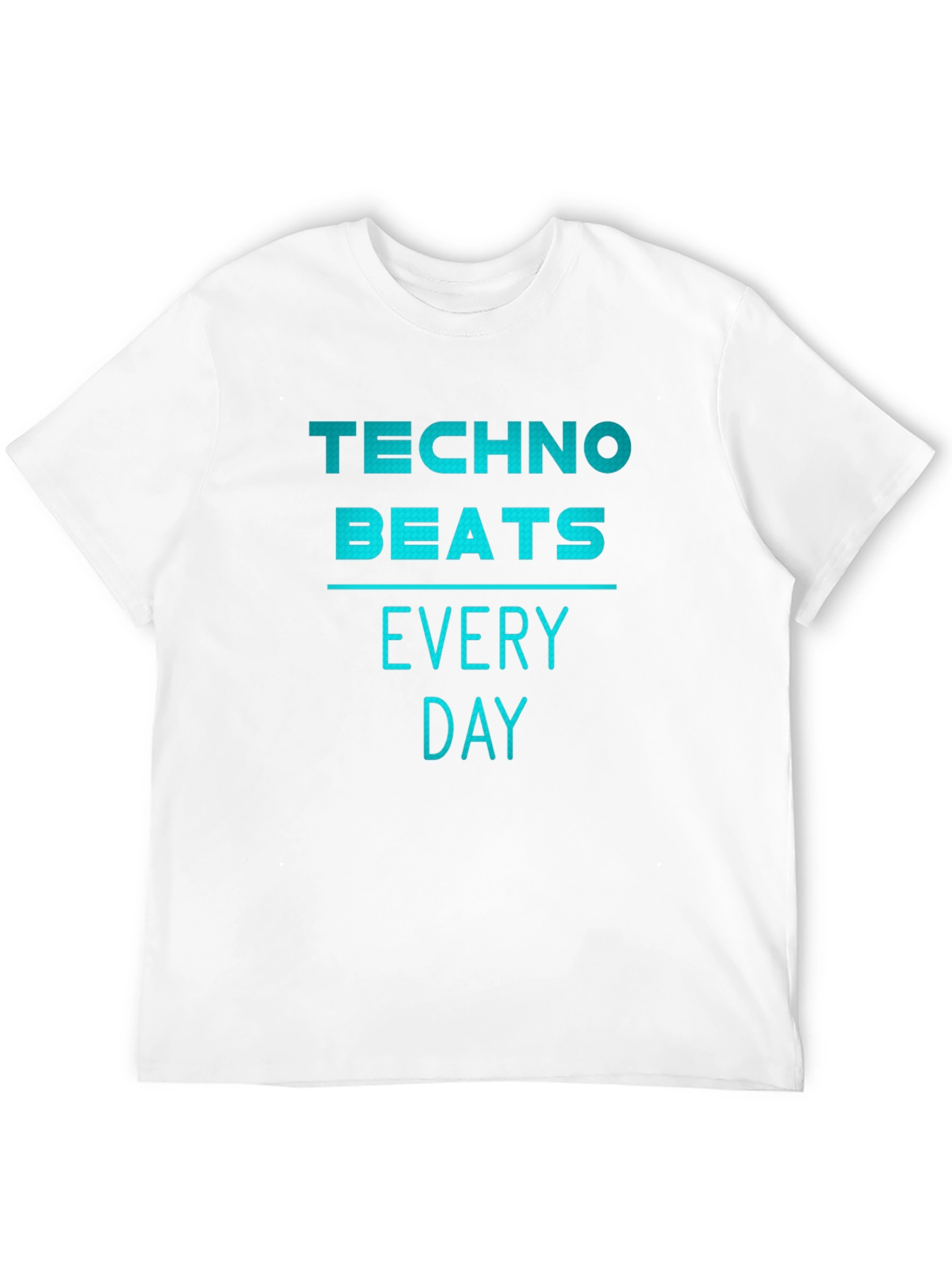 Techno Beats Every Day Graphic T-Shirt